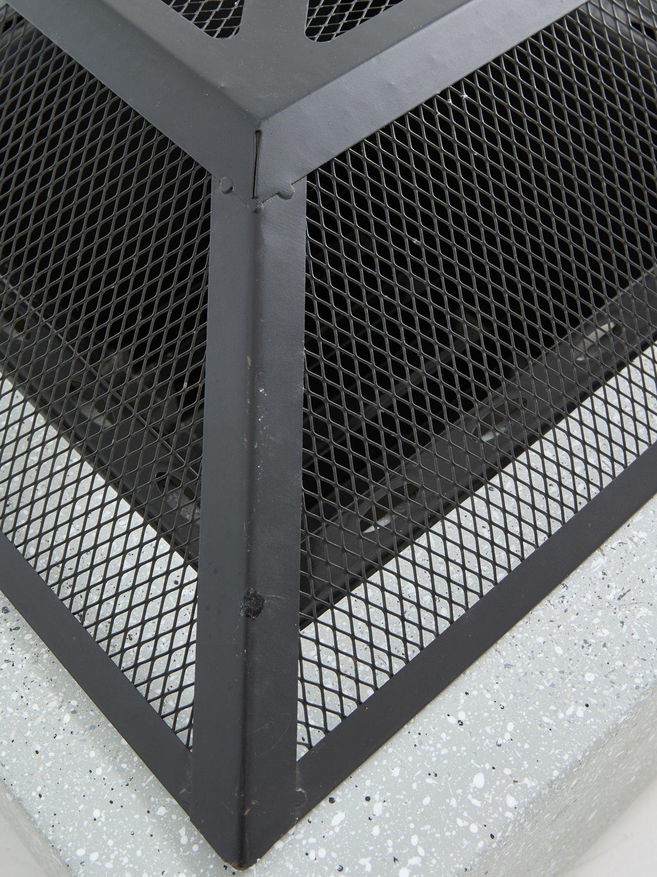 Image 6 of 6 of The Very Collection Clay Effect MgO Fire Pit -&nbsp;58Cm Square