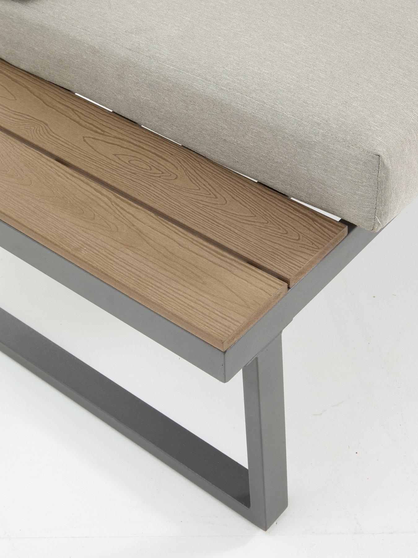 Image 7 of 7 of The Very Collection Roma Corner Set with Rising Table