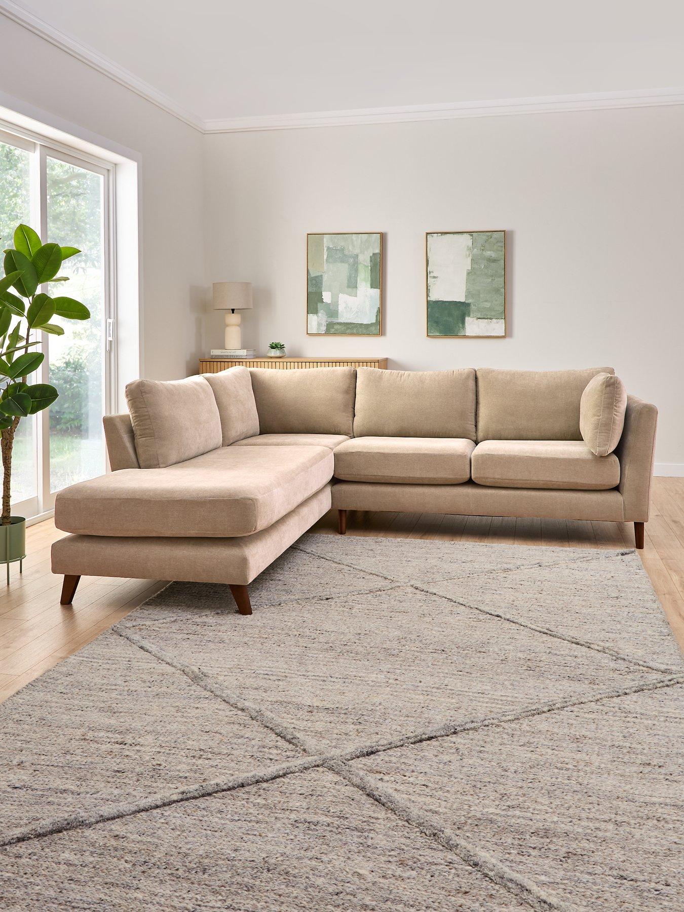 The Very Collection Moda Fabric Left Hand Corner Chaise Sofa - Made to Order in the UK