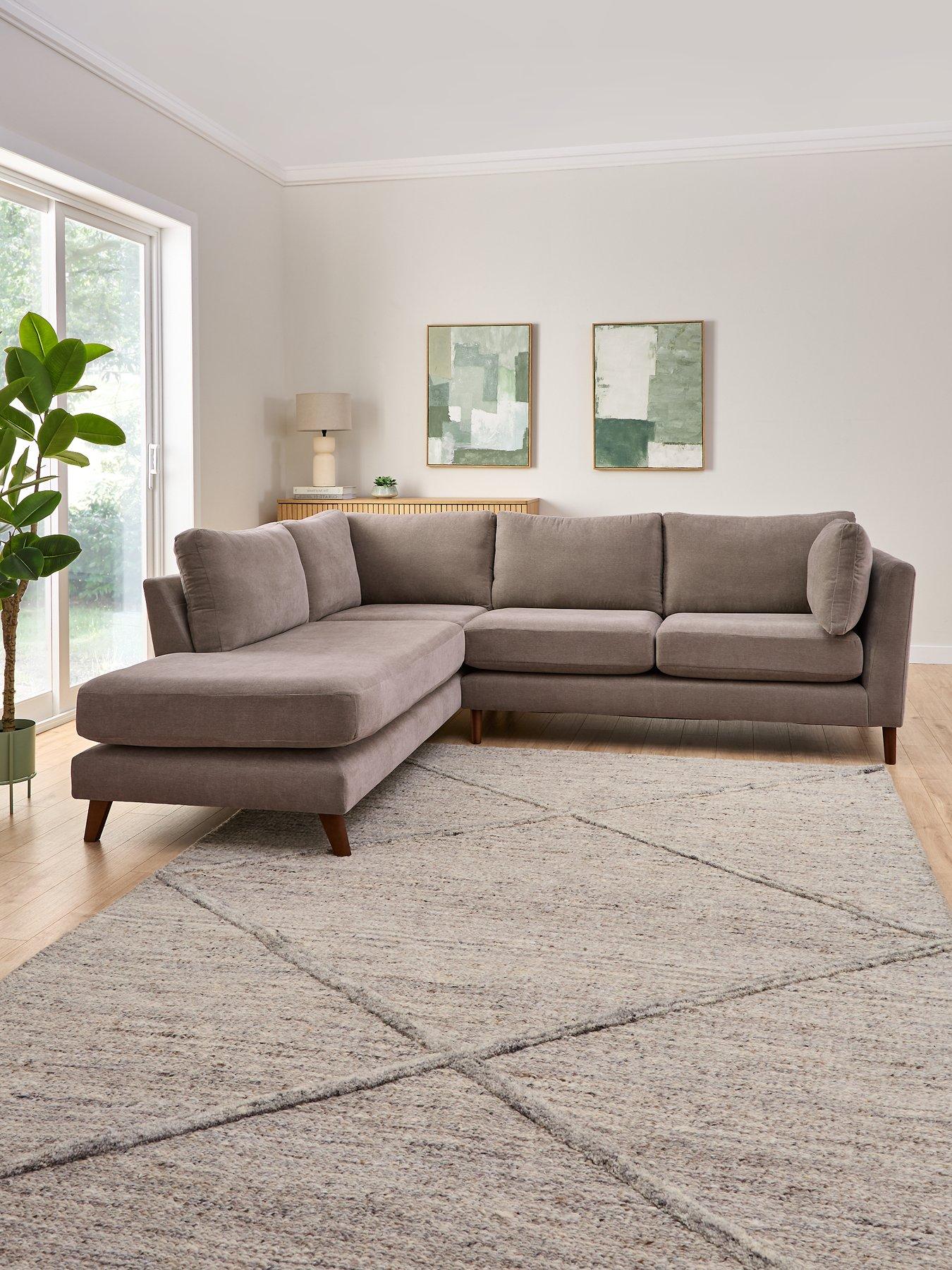The Very Collection Moda Fabric Left Hand Corner Chaise Sofa - Made to Order in the UK