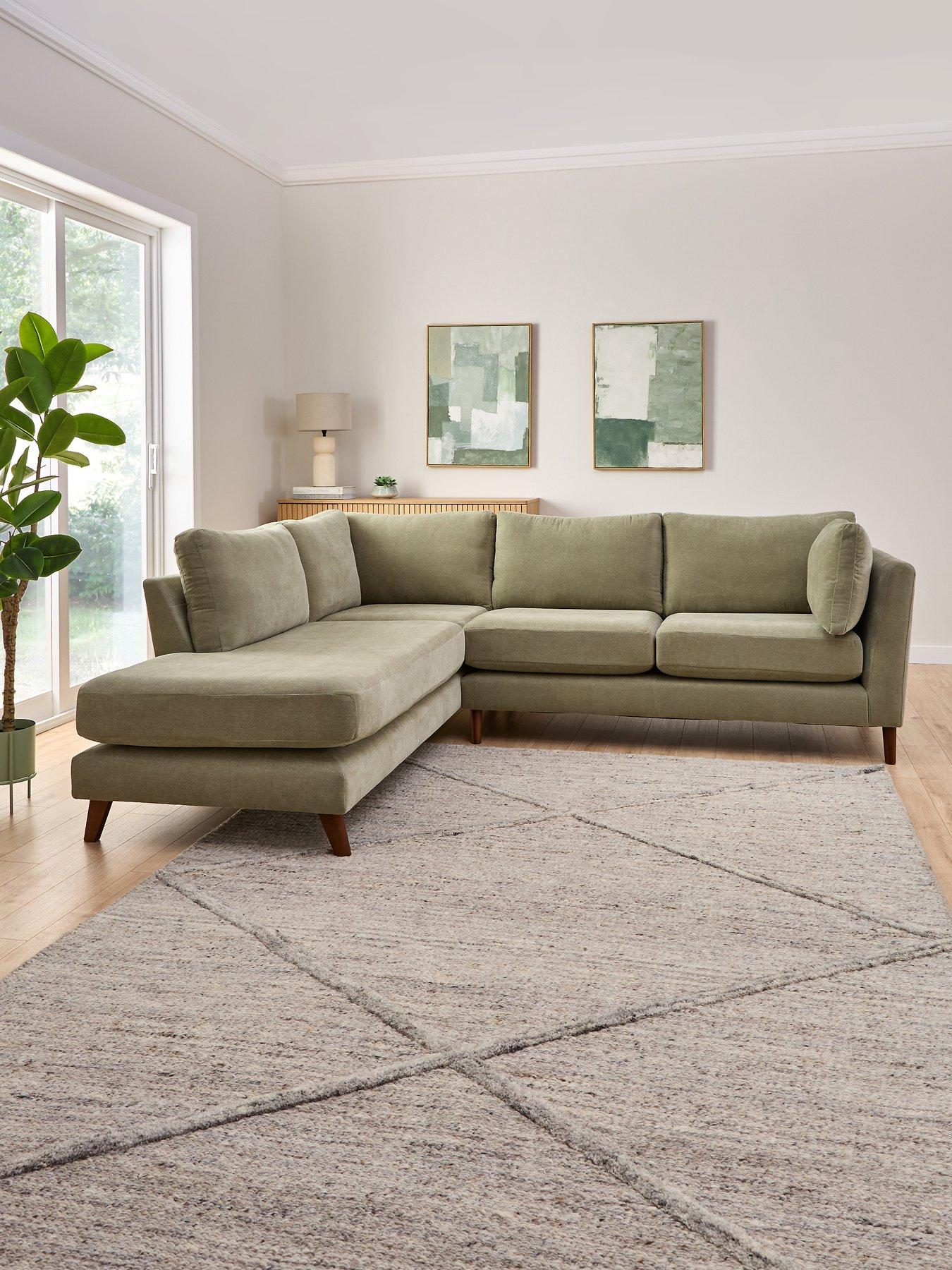 The Very Collection Moda Fabric Left Hand Corner Chaise Sofa - Made to Order in the UK