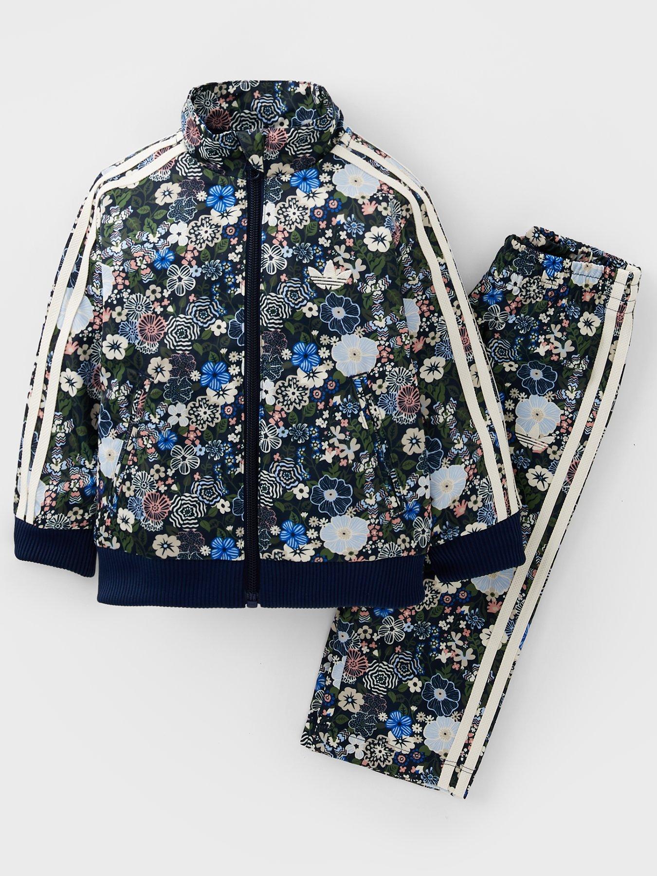 Image 1 of 6 of adidas Originals Infant Unisex Firebird Liberty Tracksuit - Blue