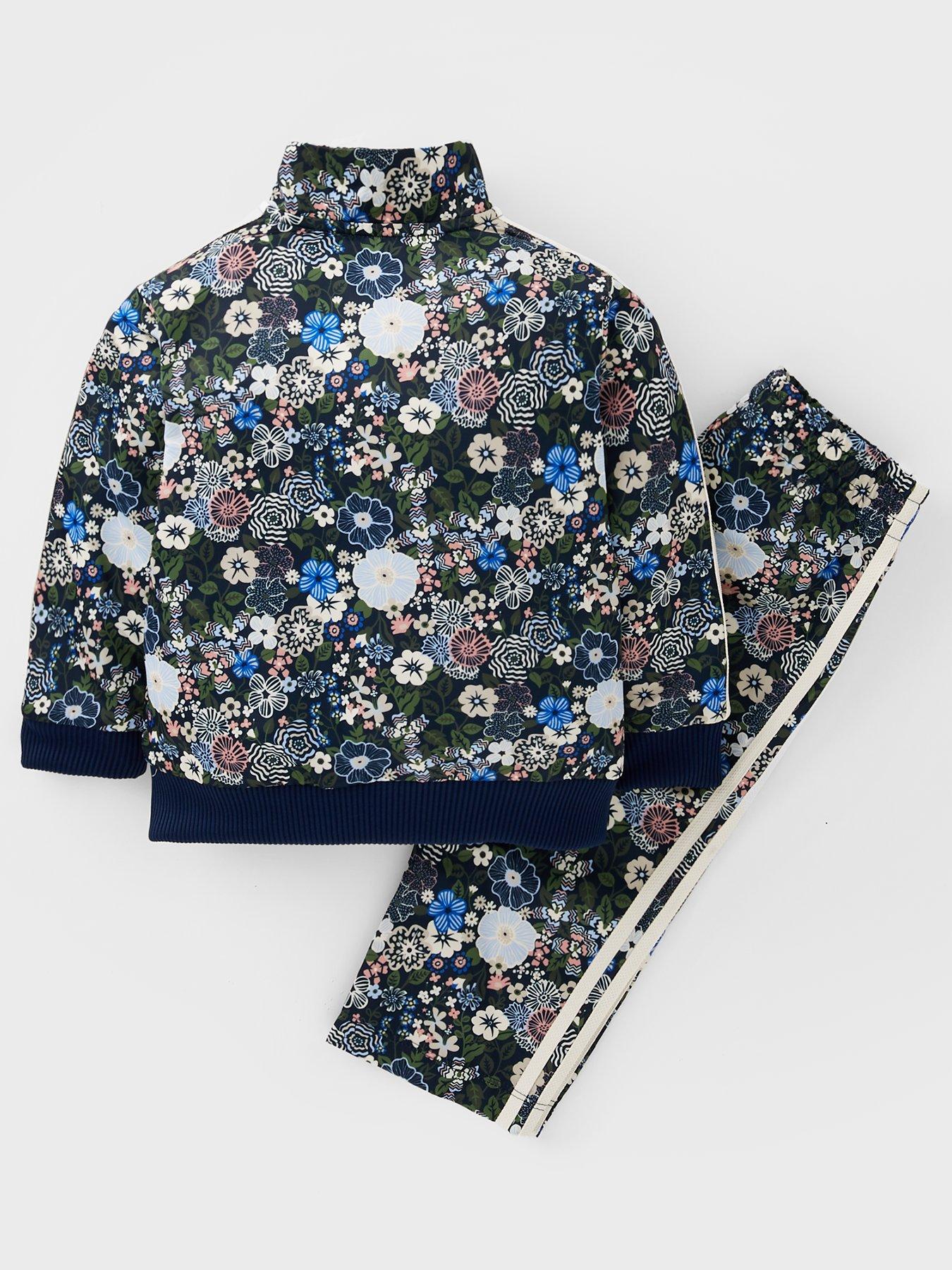 Image 2 of 6 of adidas Originals Infant Unisex Firebird Liberty Tracksuit - Blue