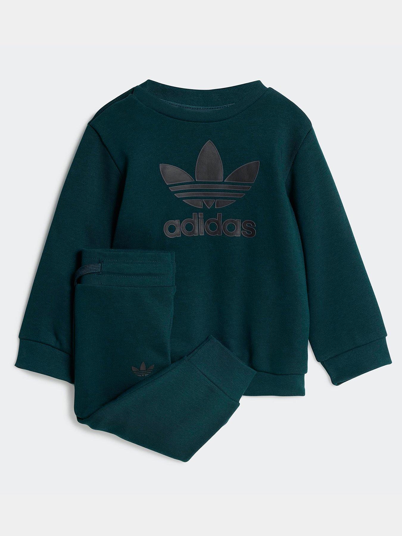 adidas Originals Infant Unisex Trefoil Crew Set Kids - Green