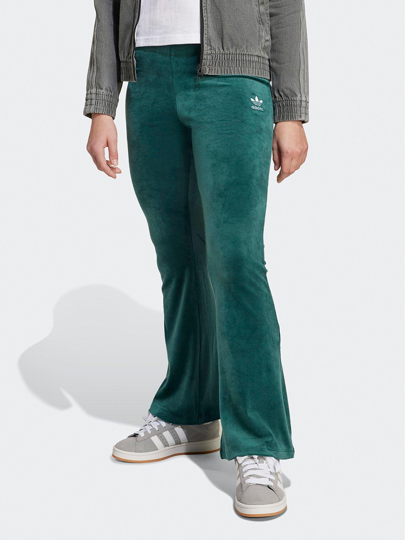 adidas Originals Junior Girls Velvet Joggers Kids - Green
