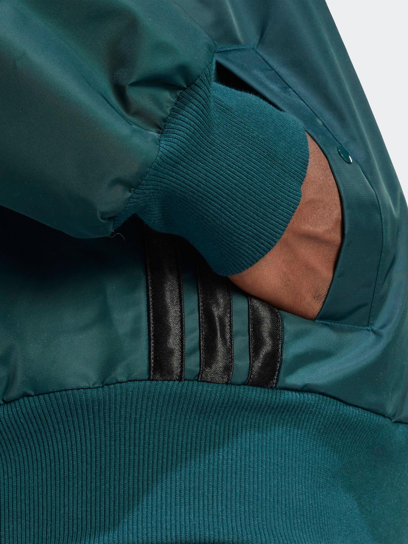  image of adidas-mens-stadium-bomber-jacket-black