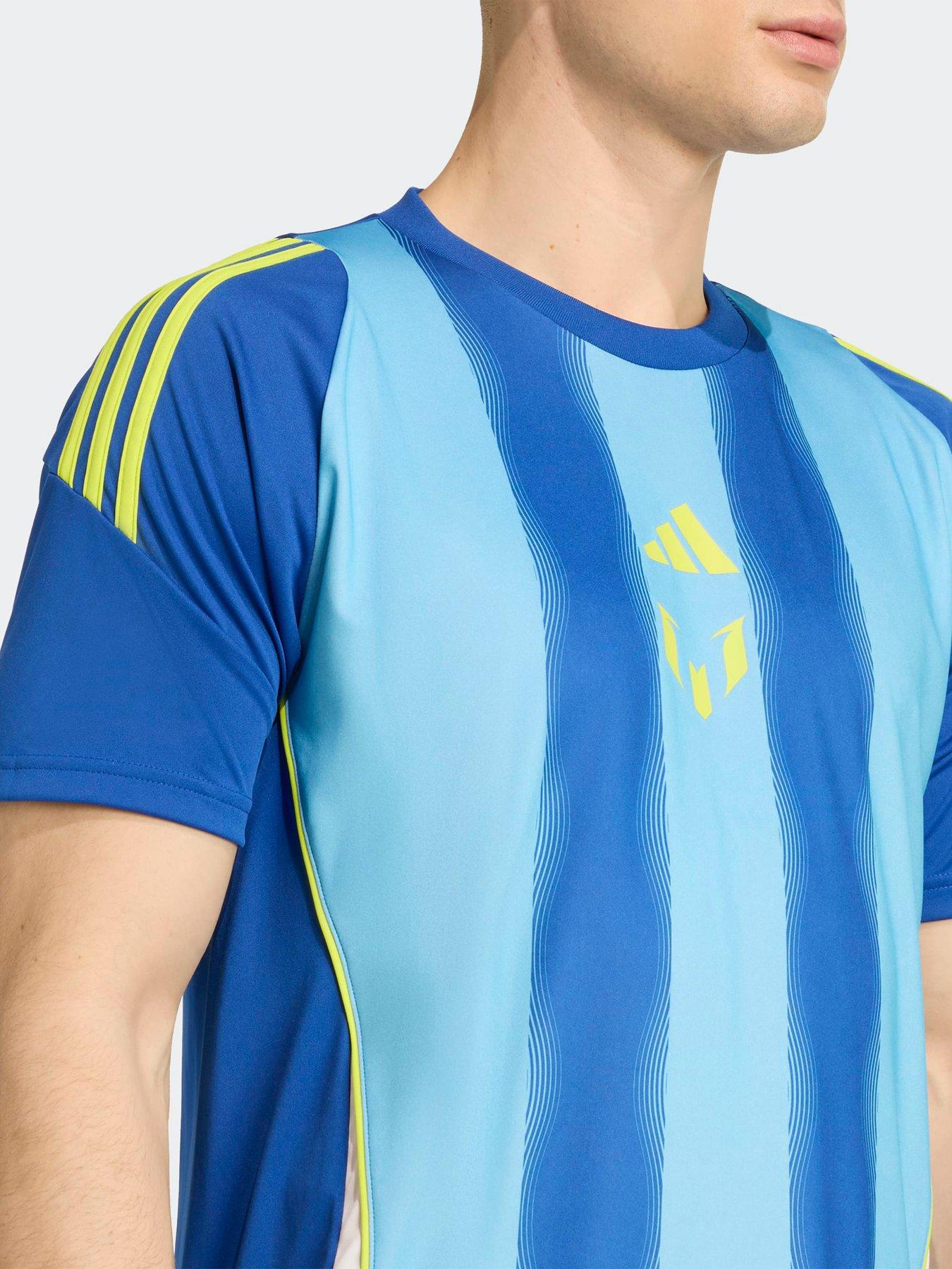  image of adidas-mens-messi-jersey-t-shirt-blue