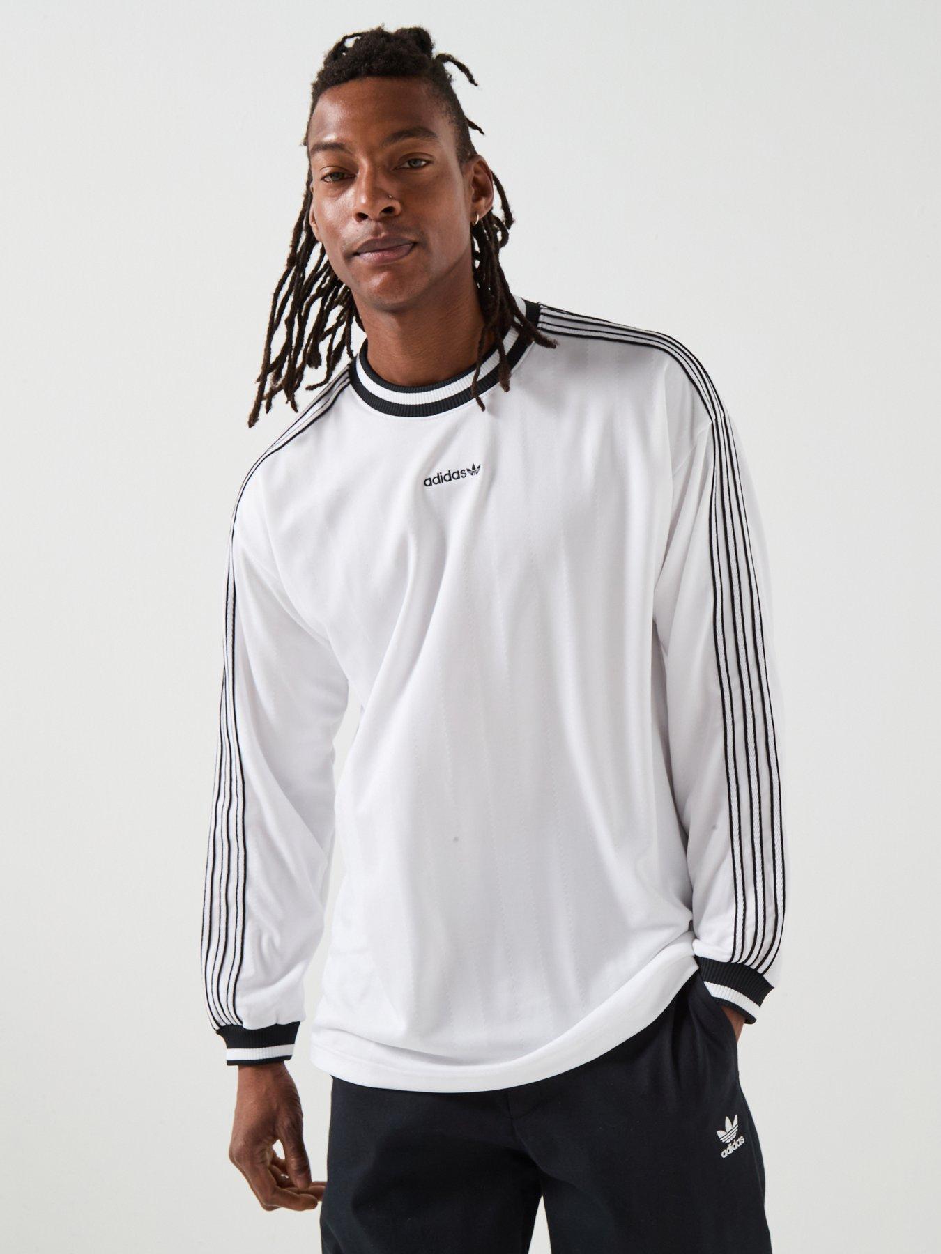  image of adidas-originals-mens-long-sleeve-jersey-white