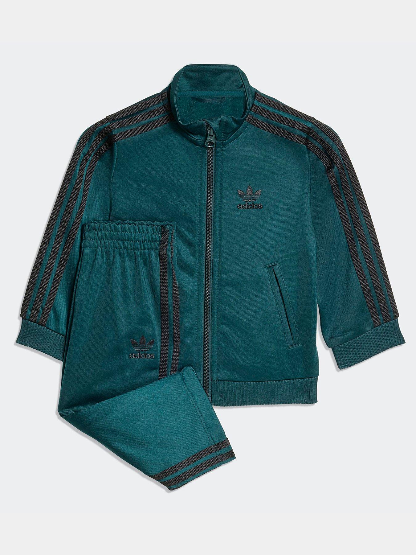 adidas Originals Infant Unisex Adicolor Firebird Track Suit Kids - Green