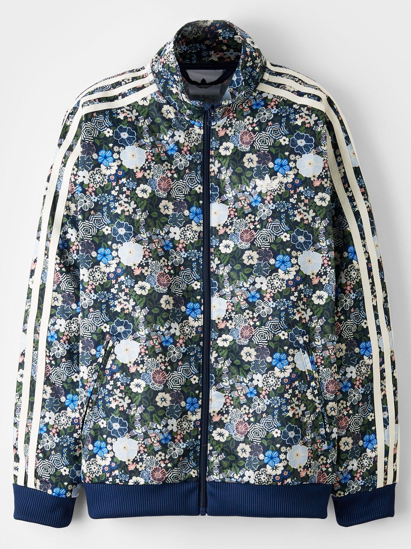 Image 2 of 7 of adidas Originals Junior Firebird X Liberty Track Top - Blue<br />&nbsp;