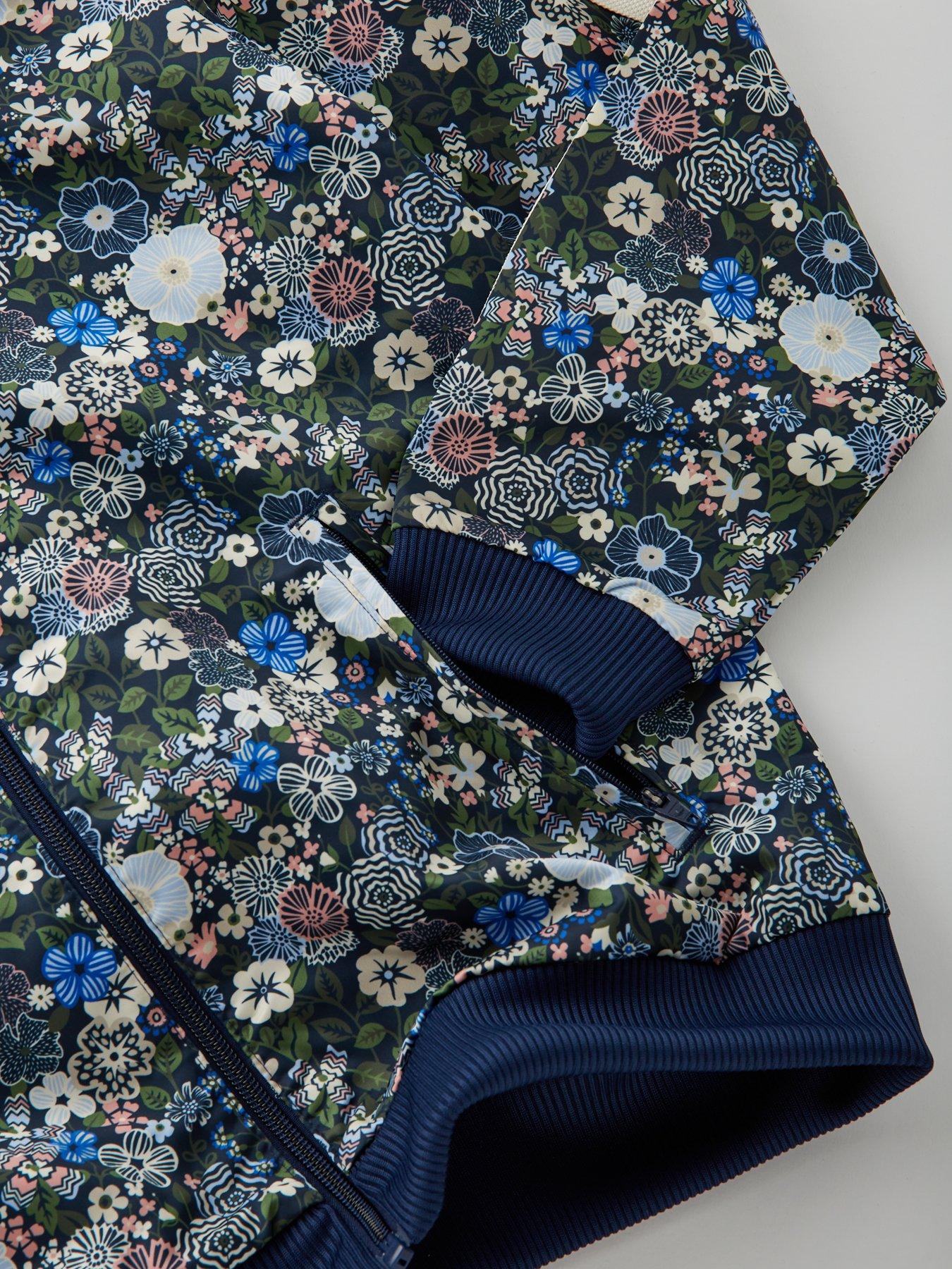 Image 4 of 7 of adidas Originals Junior Firebird X Liberty Track Top - Blue<br />&nbsp;