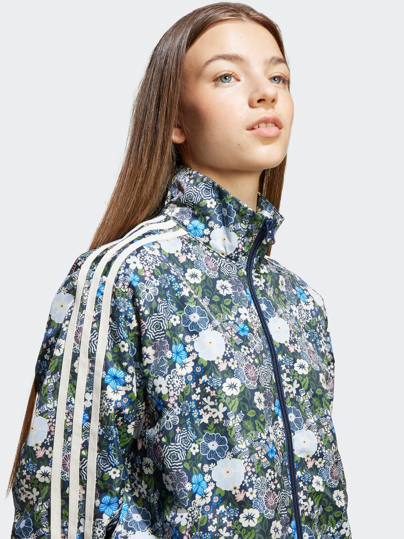 Image 7 of 7 of adidas Originals Junior Firebird X Liberty Track Top - Blue<br />&nbsp;