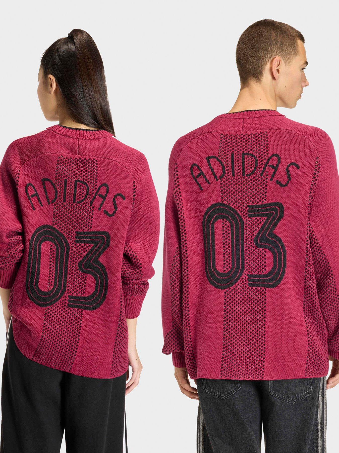stillFront image of adidas-originals-adicolor-blokecore-longsleeves-lightweight-pullover-burgundy