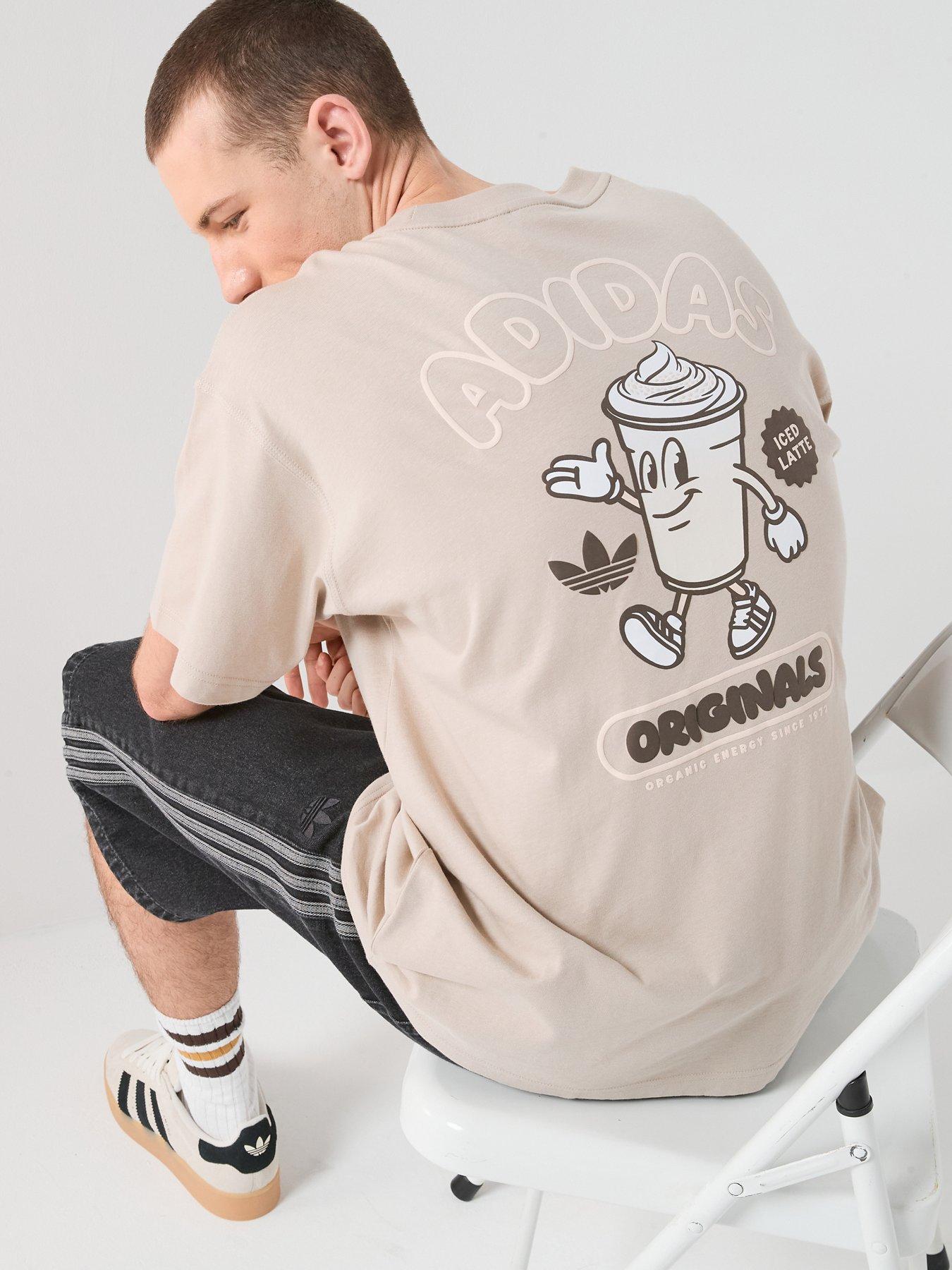 adidas Originals Men's Iced Latte Graphic Tee - Beige