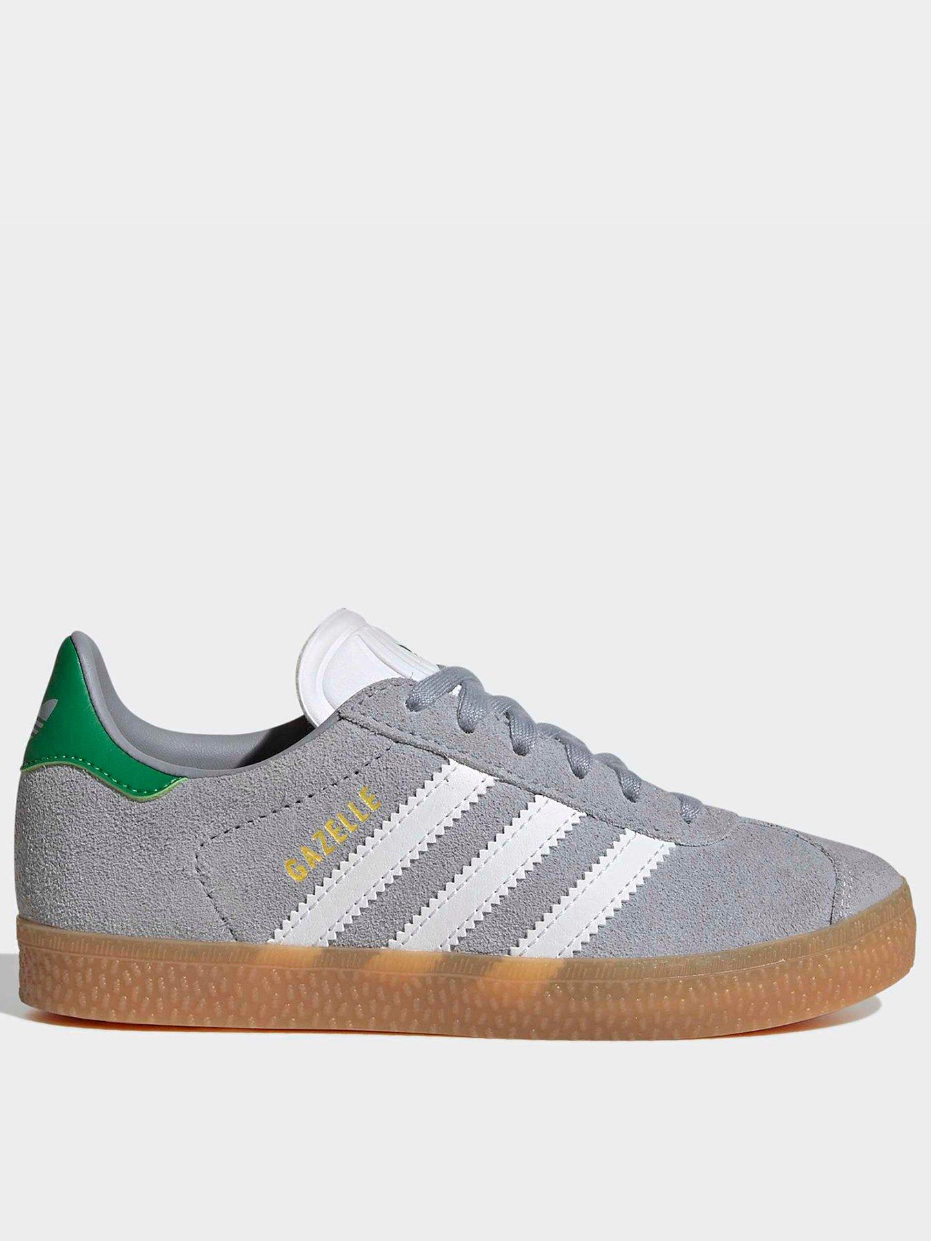Image 1 of 7 of adidas Originals Kids Gazelle Trainers - Grey