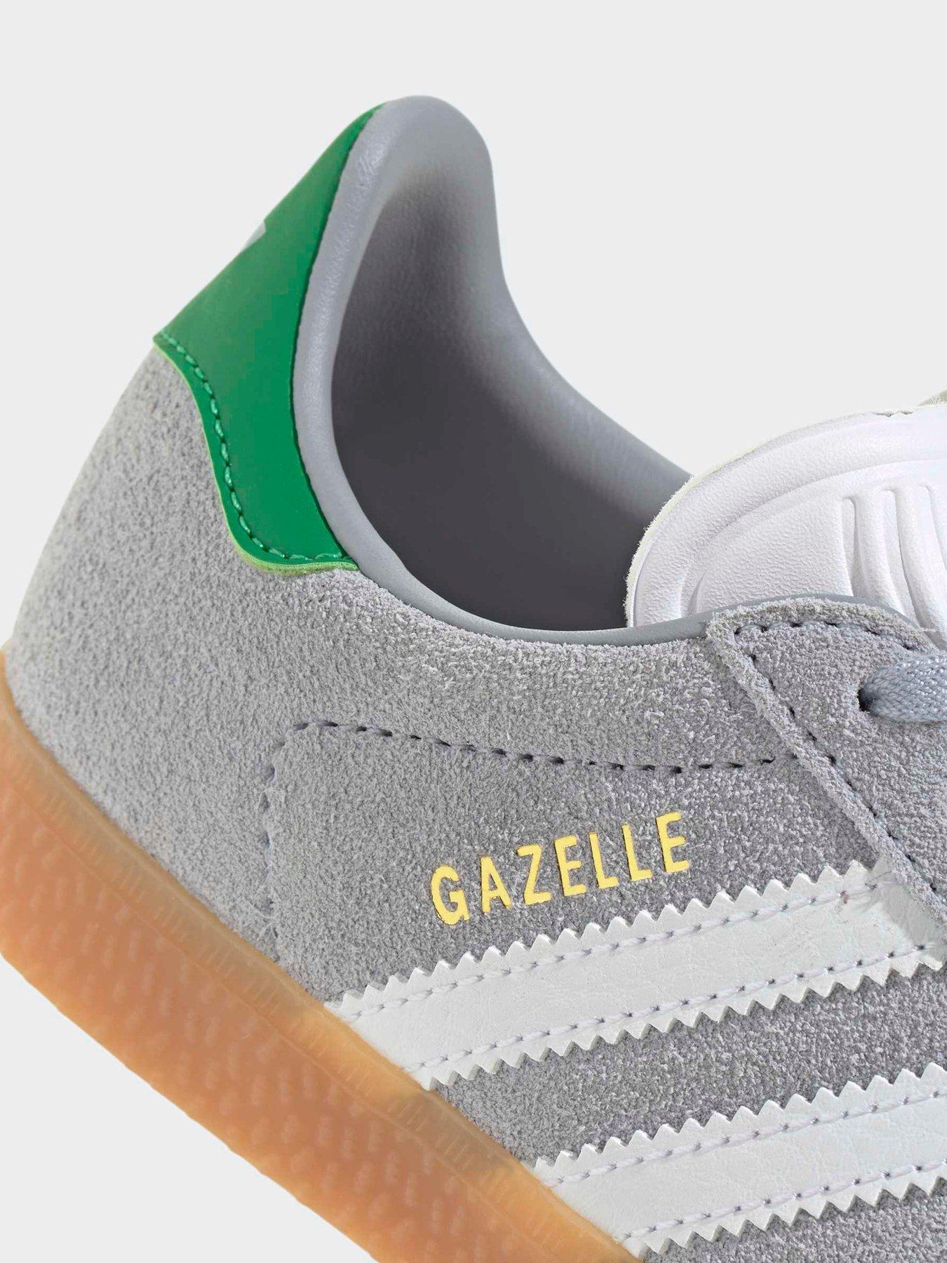 Image 6 of 7 of adidas Originals Kids Gazelle Trainers - Grey