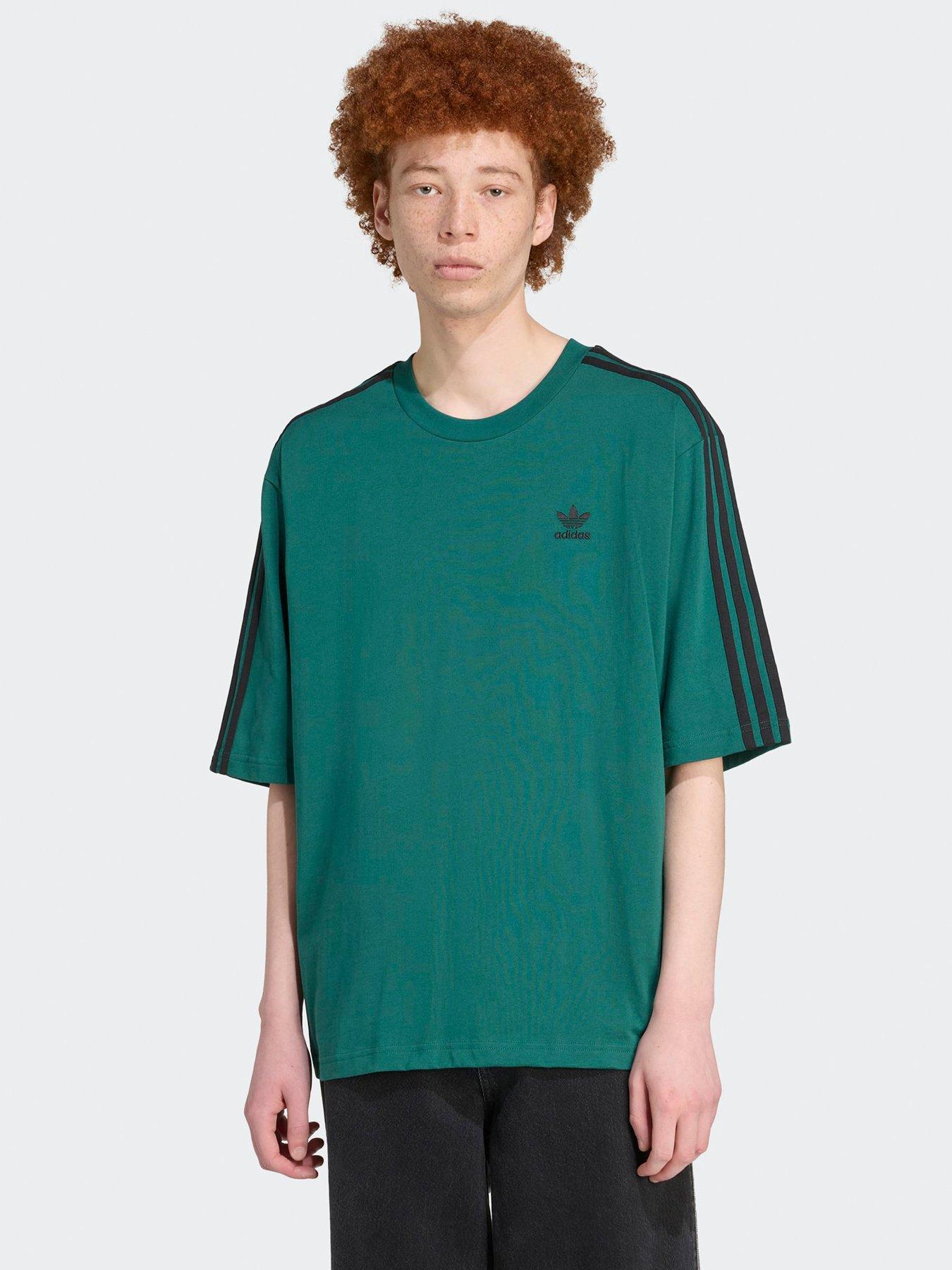 Image 1 of 6 of adidas Originals Mens Adicolor Oversized T-Shirt - Green