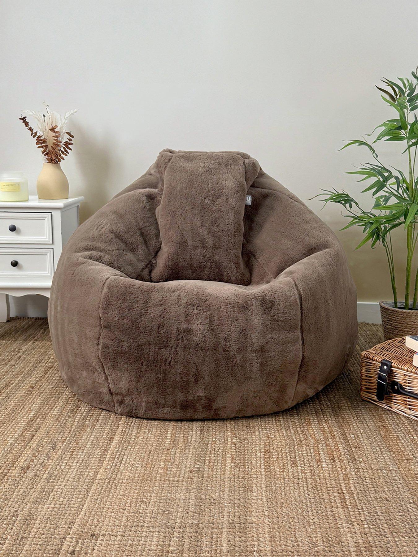 undefined Faux Fur Hygge Adult Beanbag