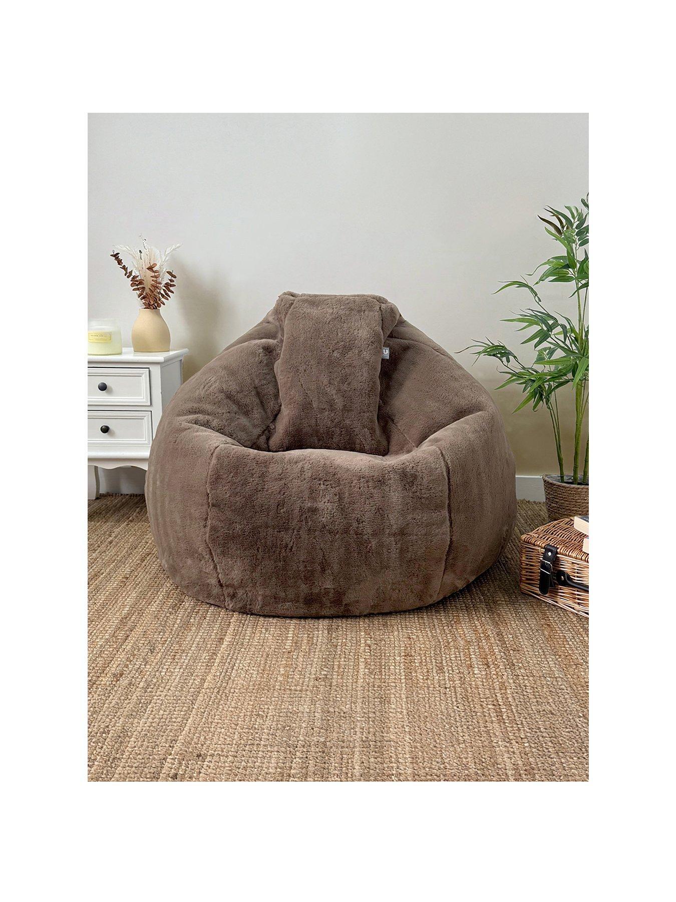 Image 2 of 4 of rucomfy Faux Fur Hygge Adult Beanbag