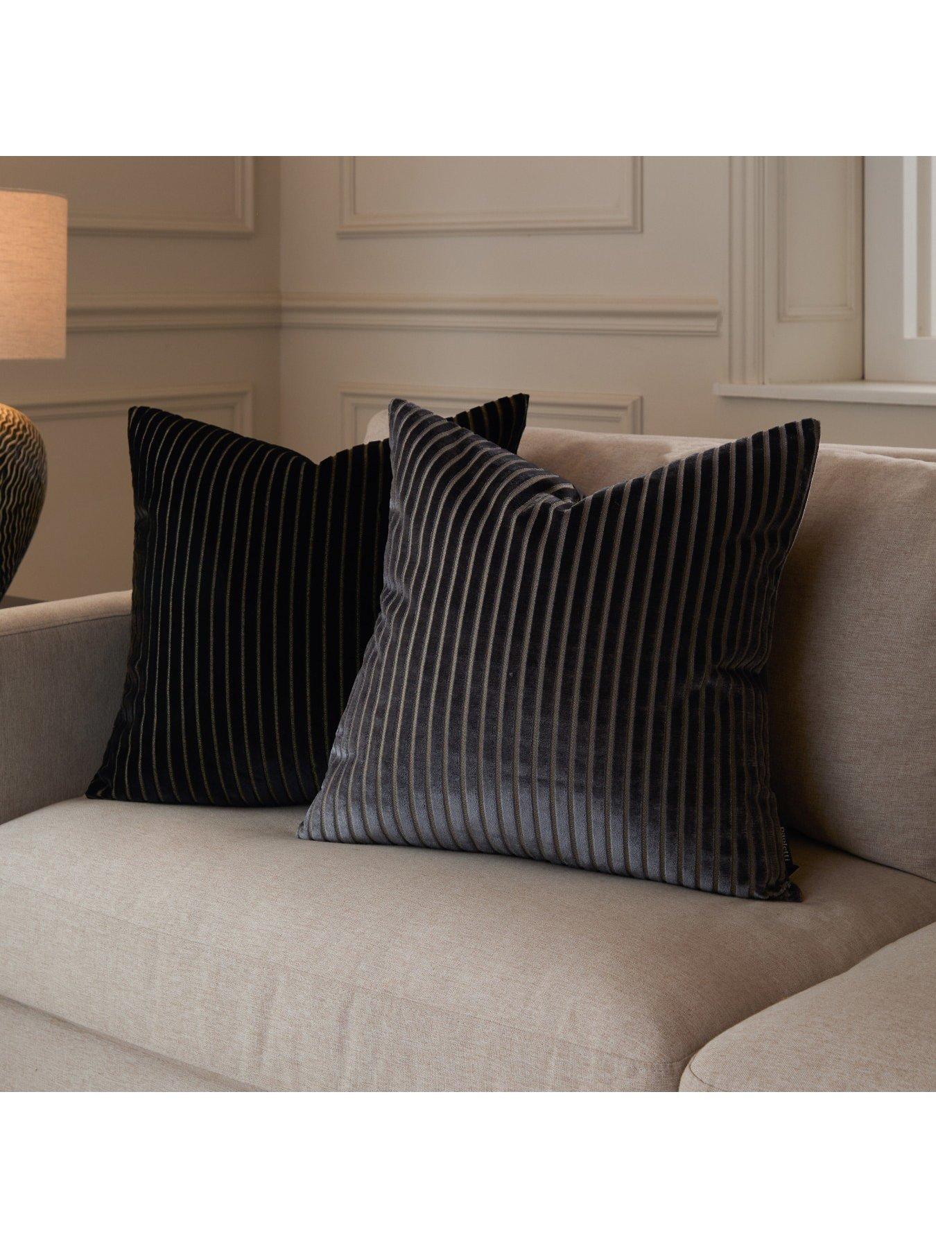 Image 6 of 6 of Yard Savoy Stripe 50x50 Cushion