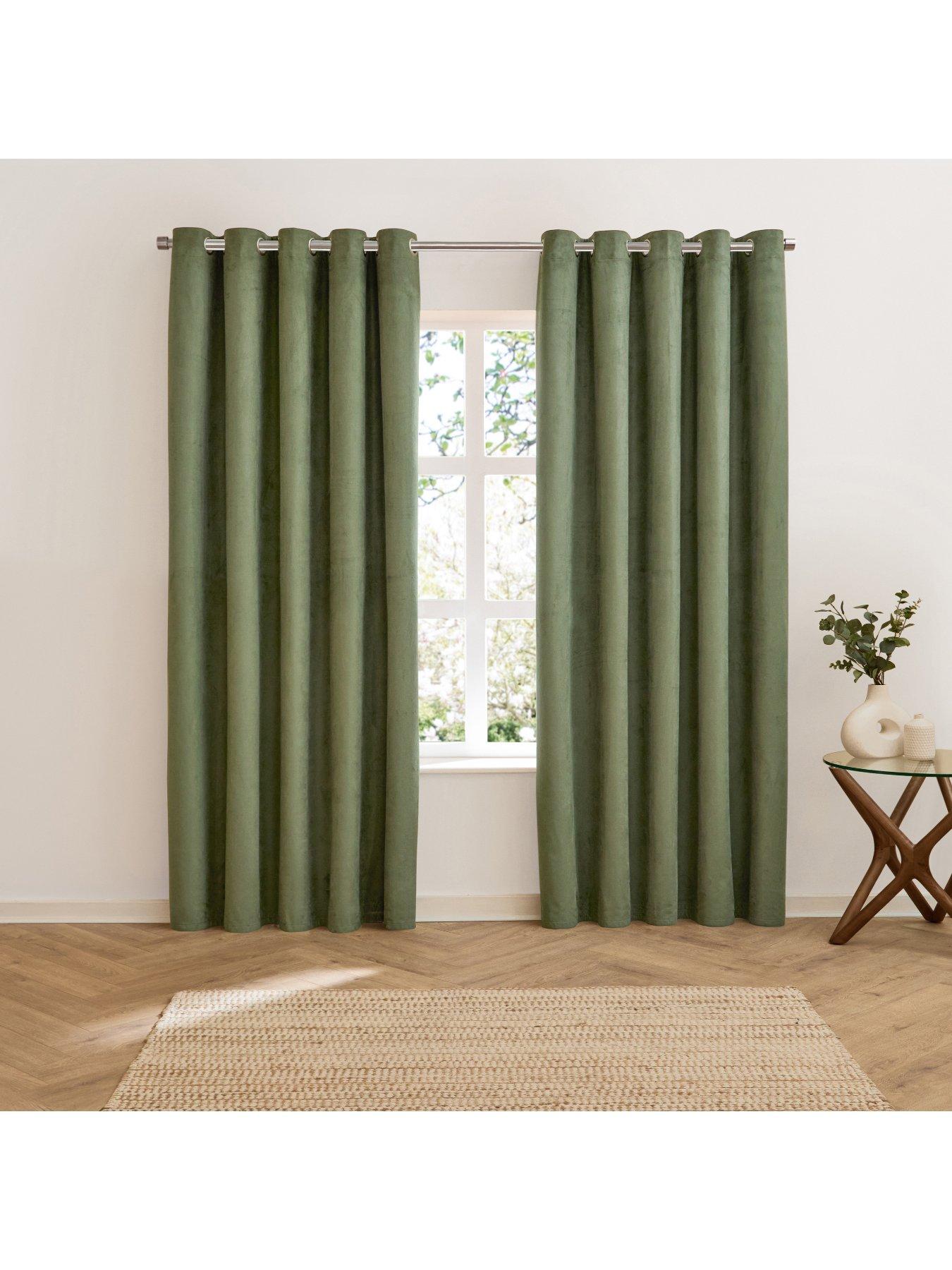 Image 2 of 7 of Furn Verso Blackout Eyelet Curtains