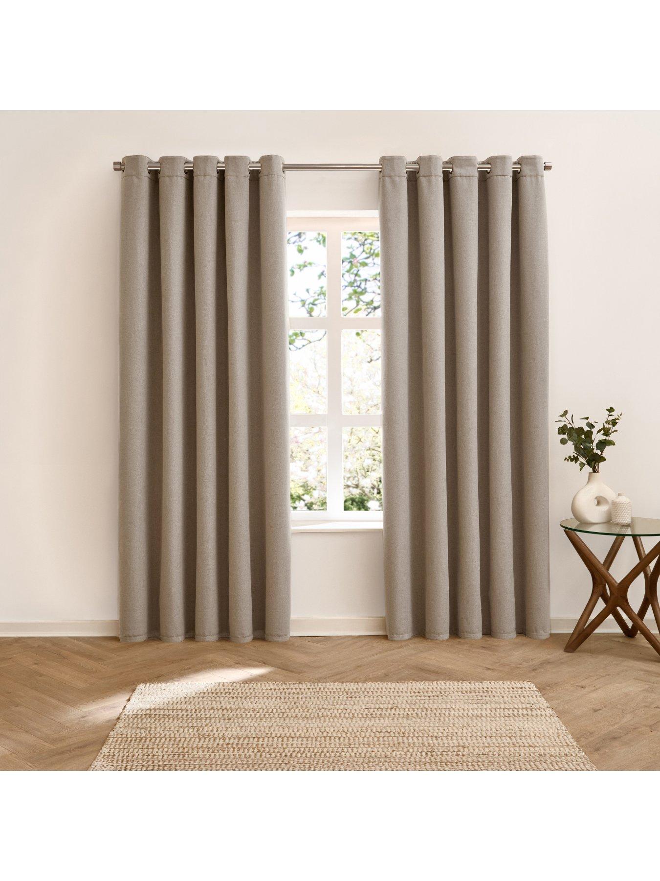 Image 4 of 7 of Furn Verso Blackout Eyelet Curtains