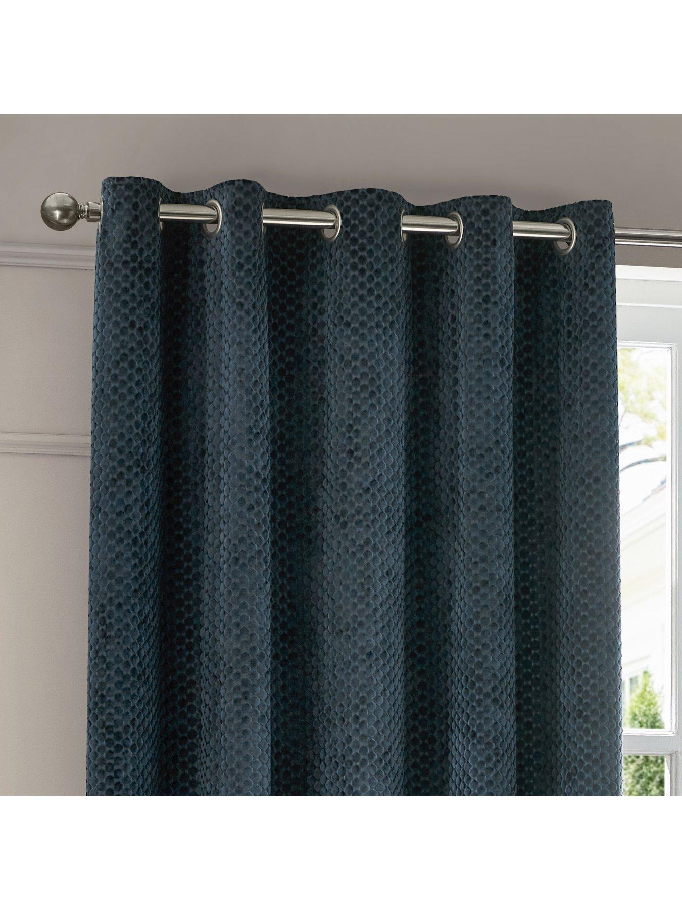 Image 2 of 6 of Paoletti Neptune Eyelet Curtains