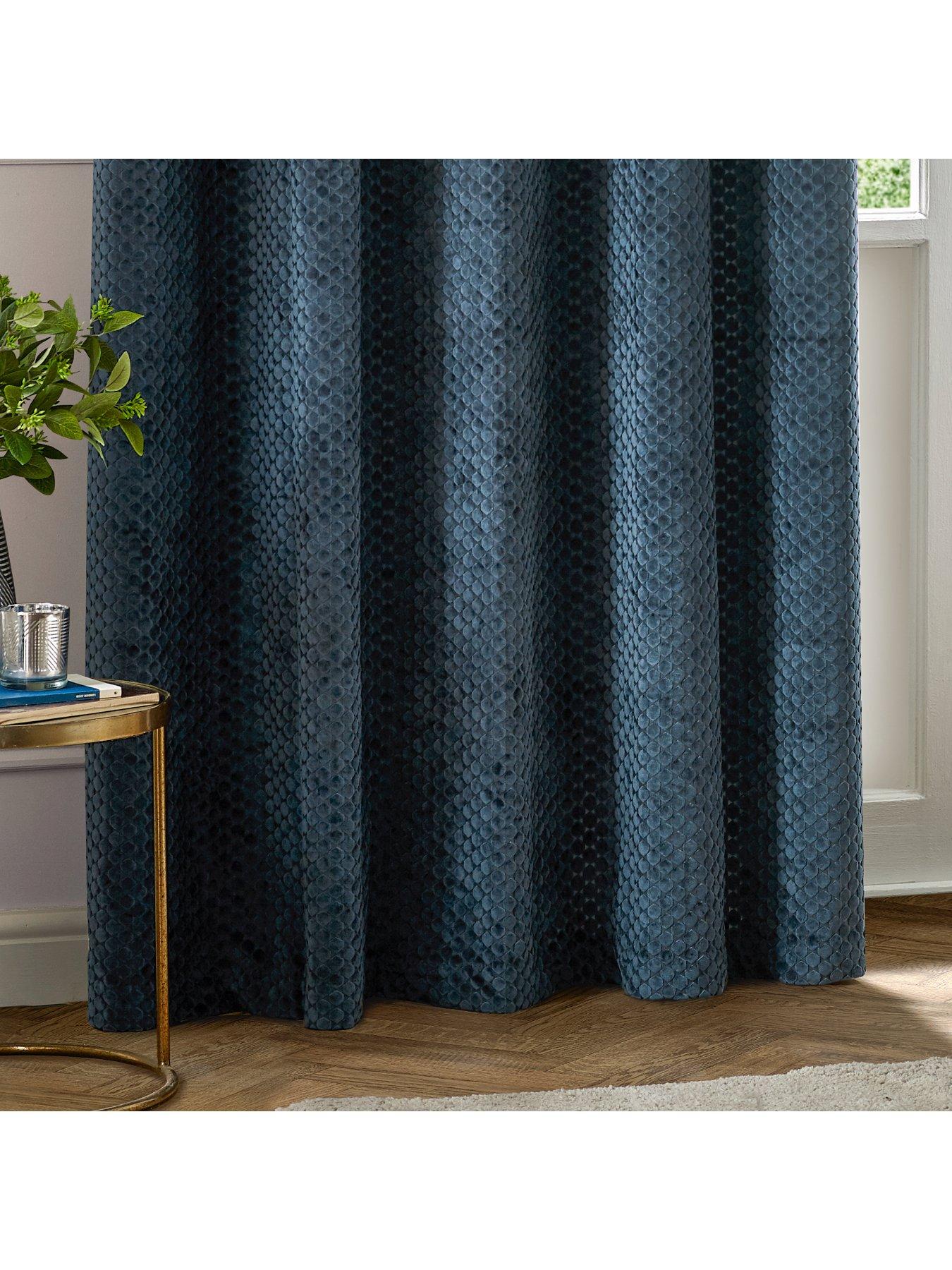 Image 3 of 6 of Paoletti Neptune Eyelet Curtains