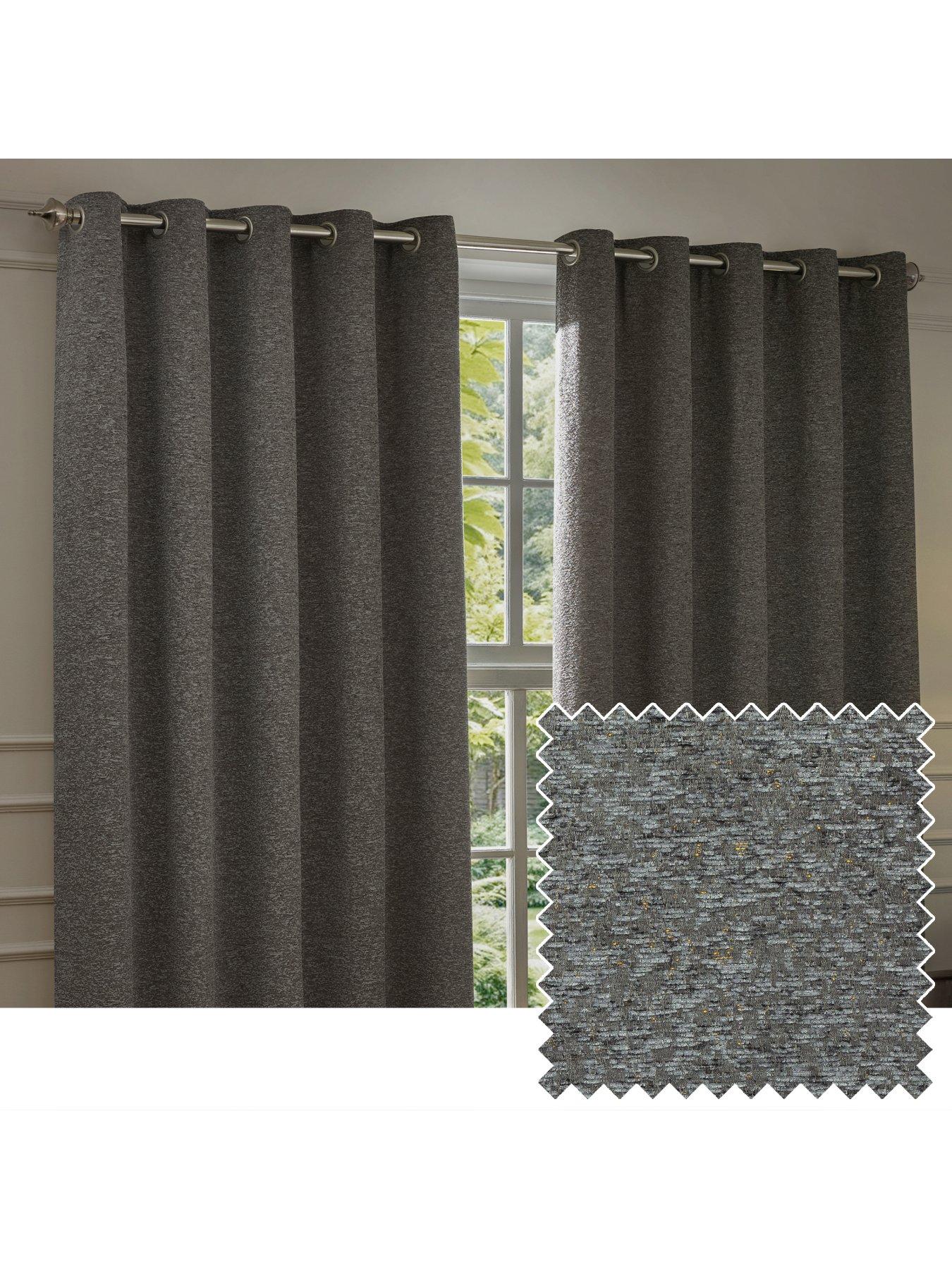 Image 6 of 6 of Paoletti Galaxy Eyelet Curtains