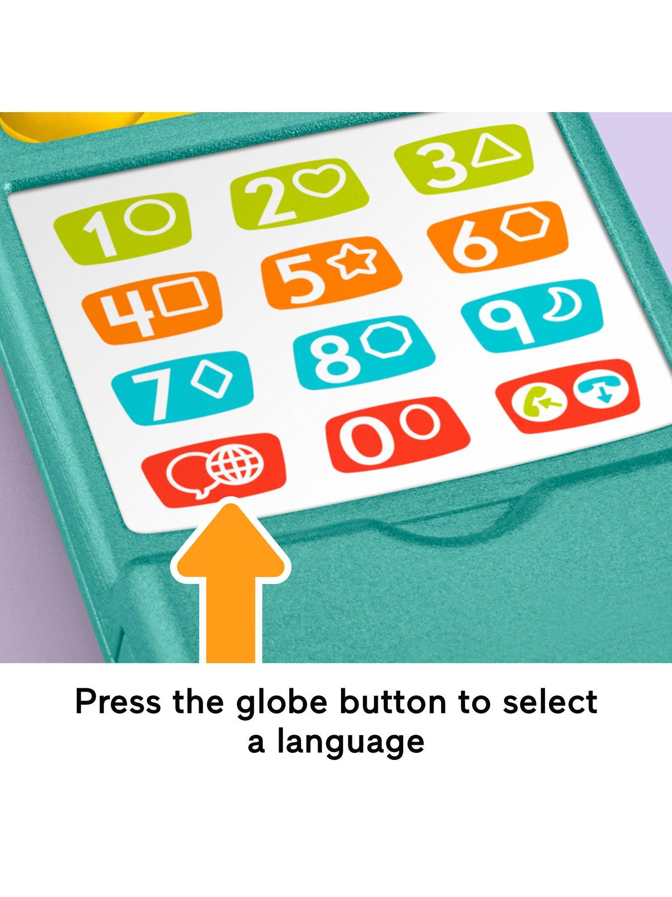 Image 5 of 7 of Fisher-Price Laugh &amp; Learn Flip Phone Musical Learning&nbsp;Toy