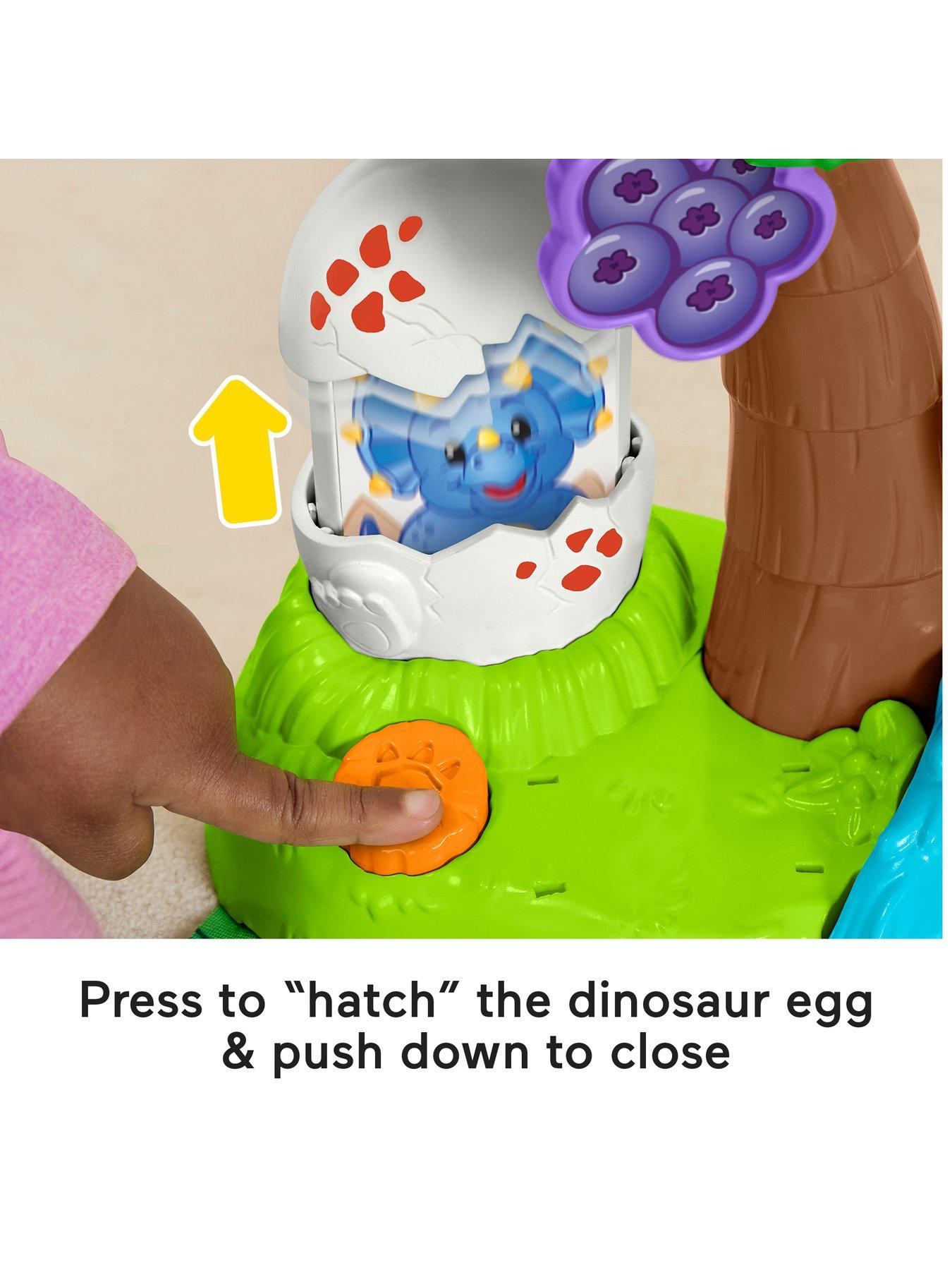 Image 4 of 7 of Fisher-Price Little People Little People Dinosaur Village &amp; Play Mat Toddler Playset