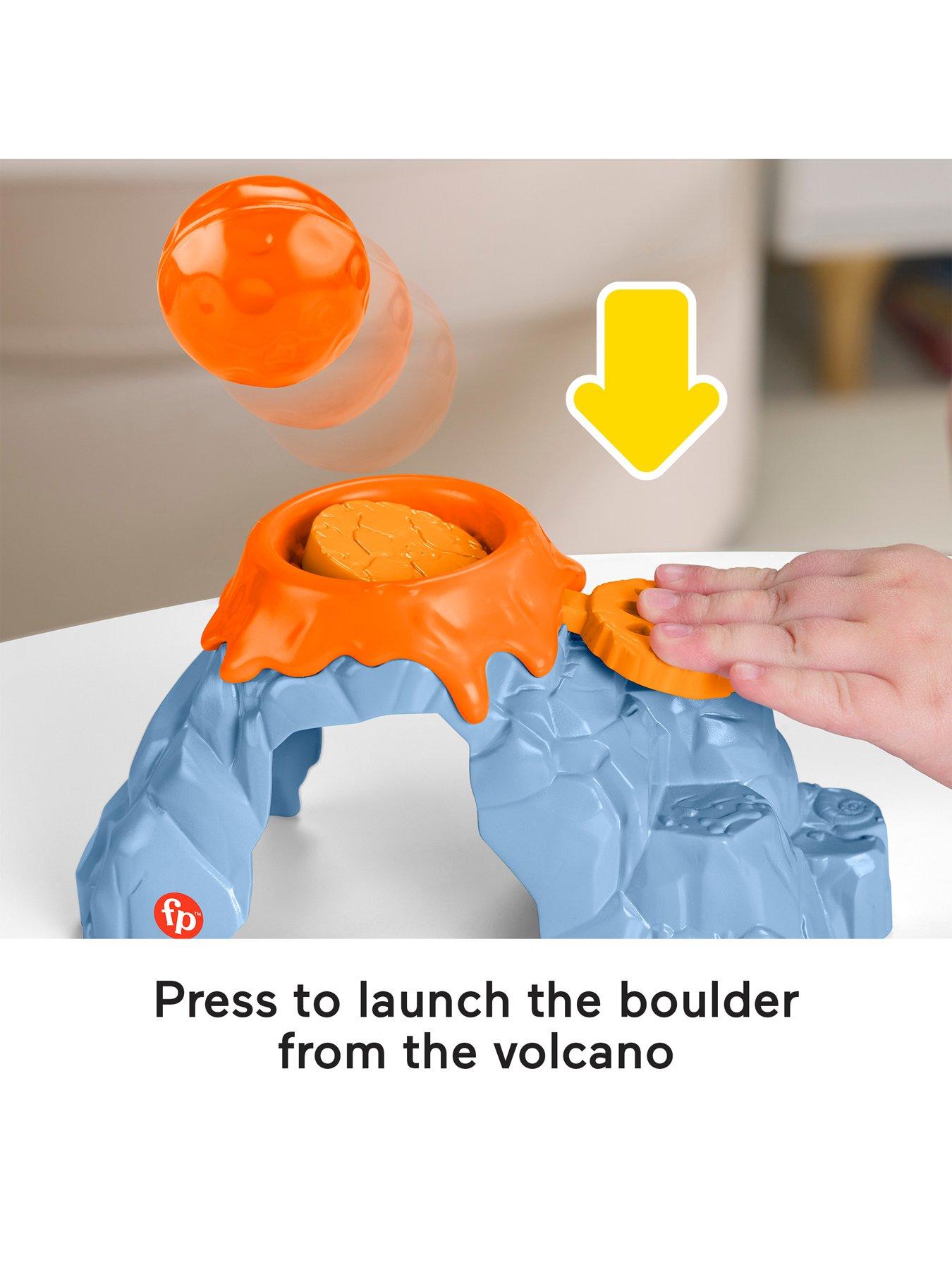 Image 3 of 7 of Fisher-Price Little People Spin &amp; Play Dinosaur Playground Toddler Playset