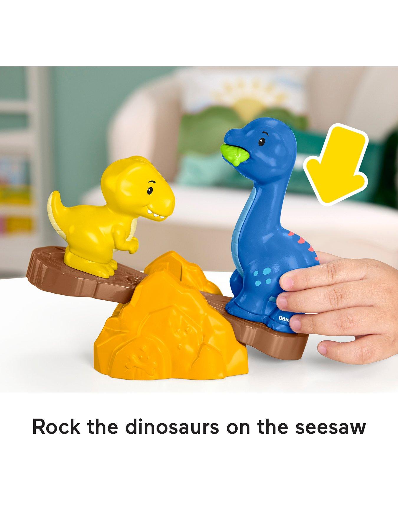 Image 5 of 7 of Fisher-Price Little People Spin &amp; Play Dinosaur Playground Toddler Playset