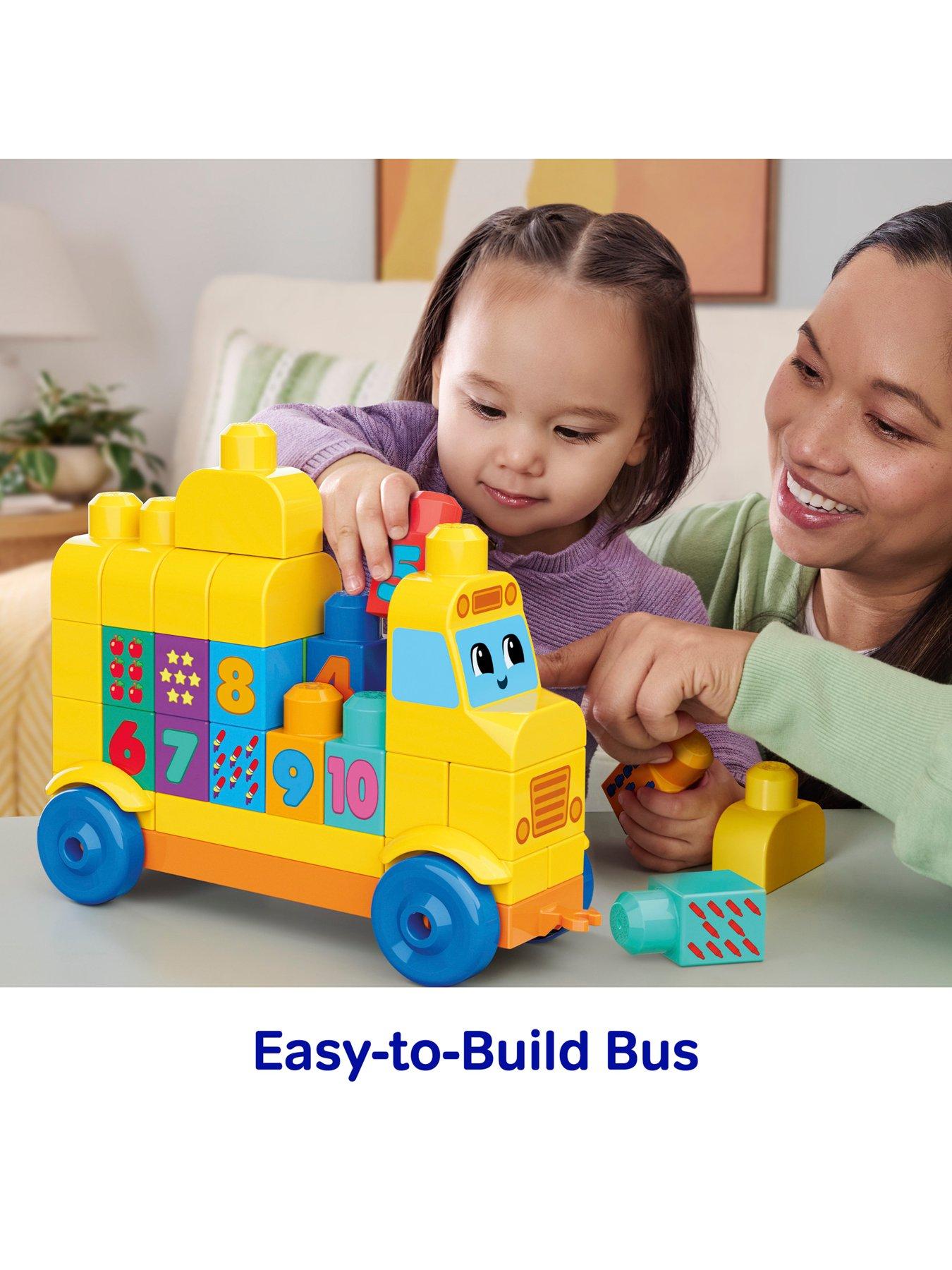 Image 4 of 7 of Mega Bloks First Builders Build &amp; Count Bus Block Toy (45 Pieces)
