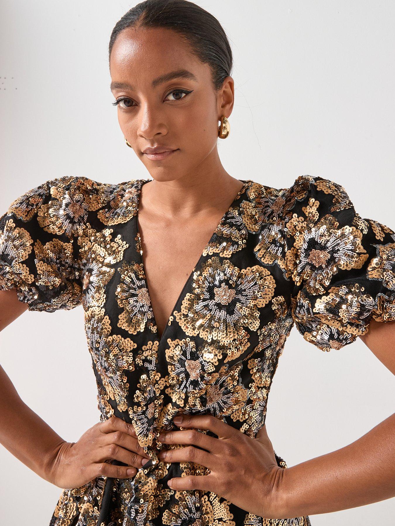 Image 5 of 6 of Elliatt Celeste Mini Dress - Black