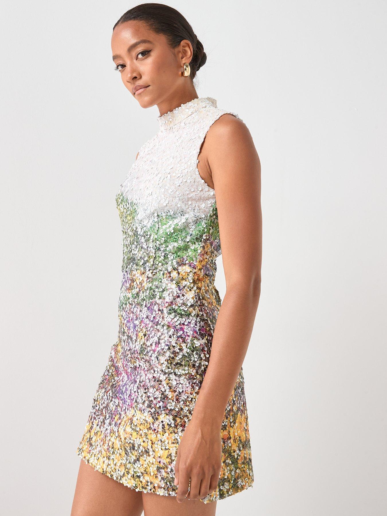  image of elliatt-arden-mini-dress-multi