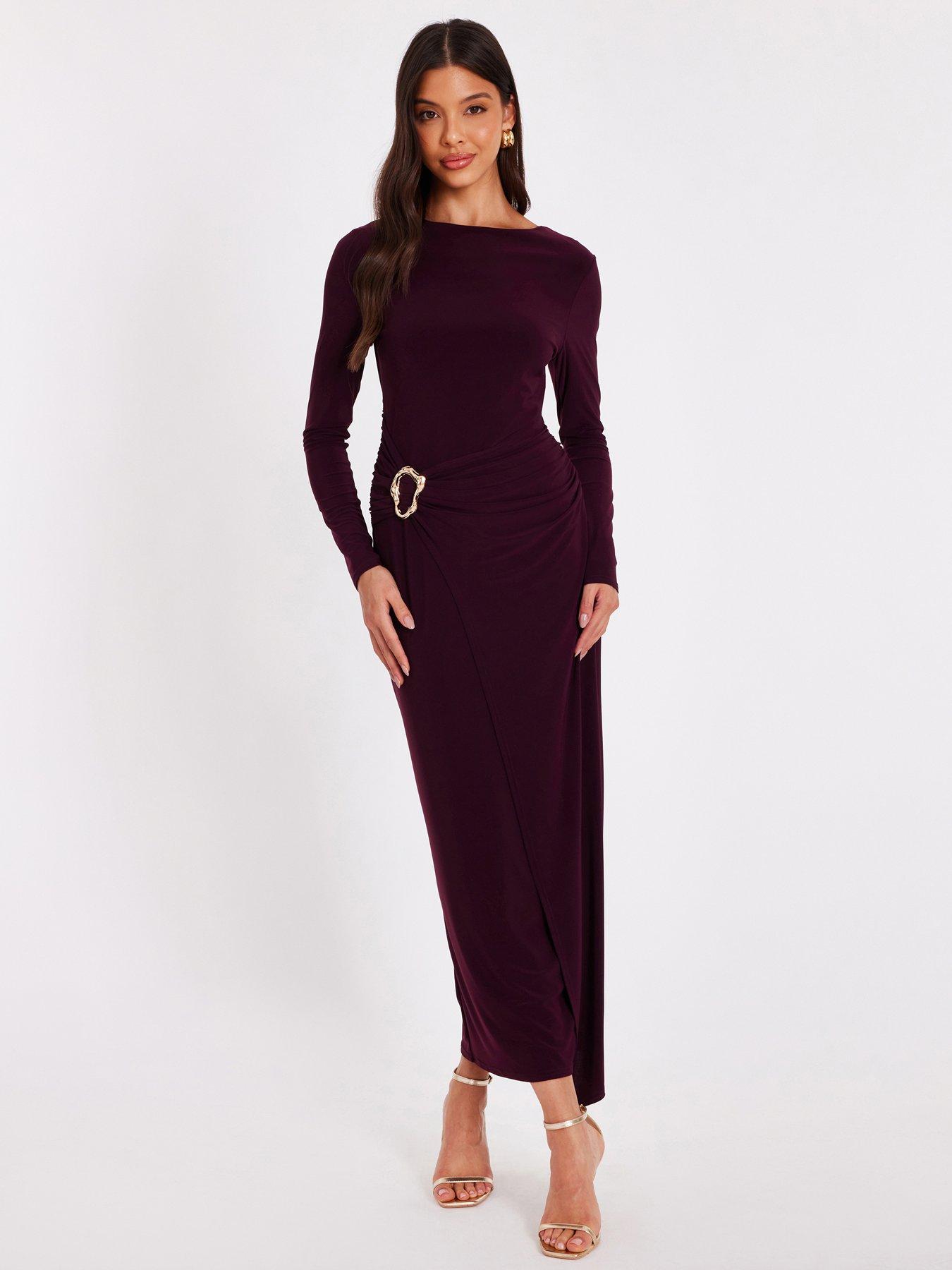 undefined Plum Buckle Midaxi Dress