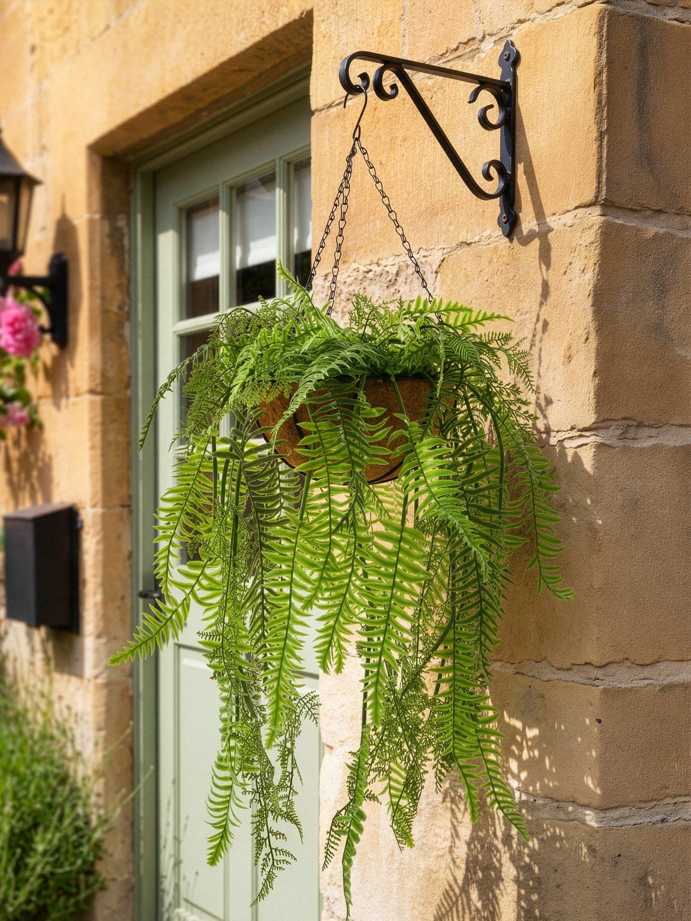 The Very Collection Artificial Foliage Hanging Basket
