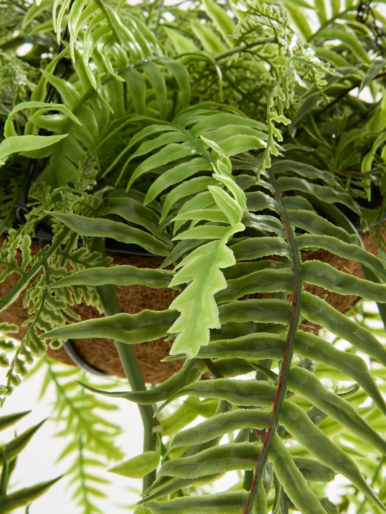  image of the-very-collection-artificial-foliage-hanging-basket
