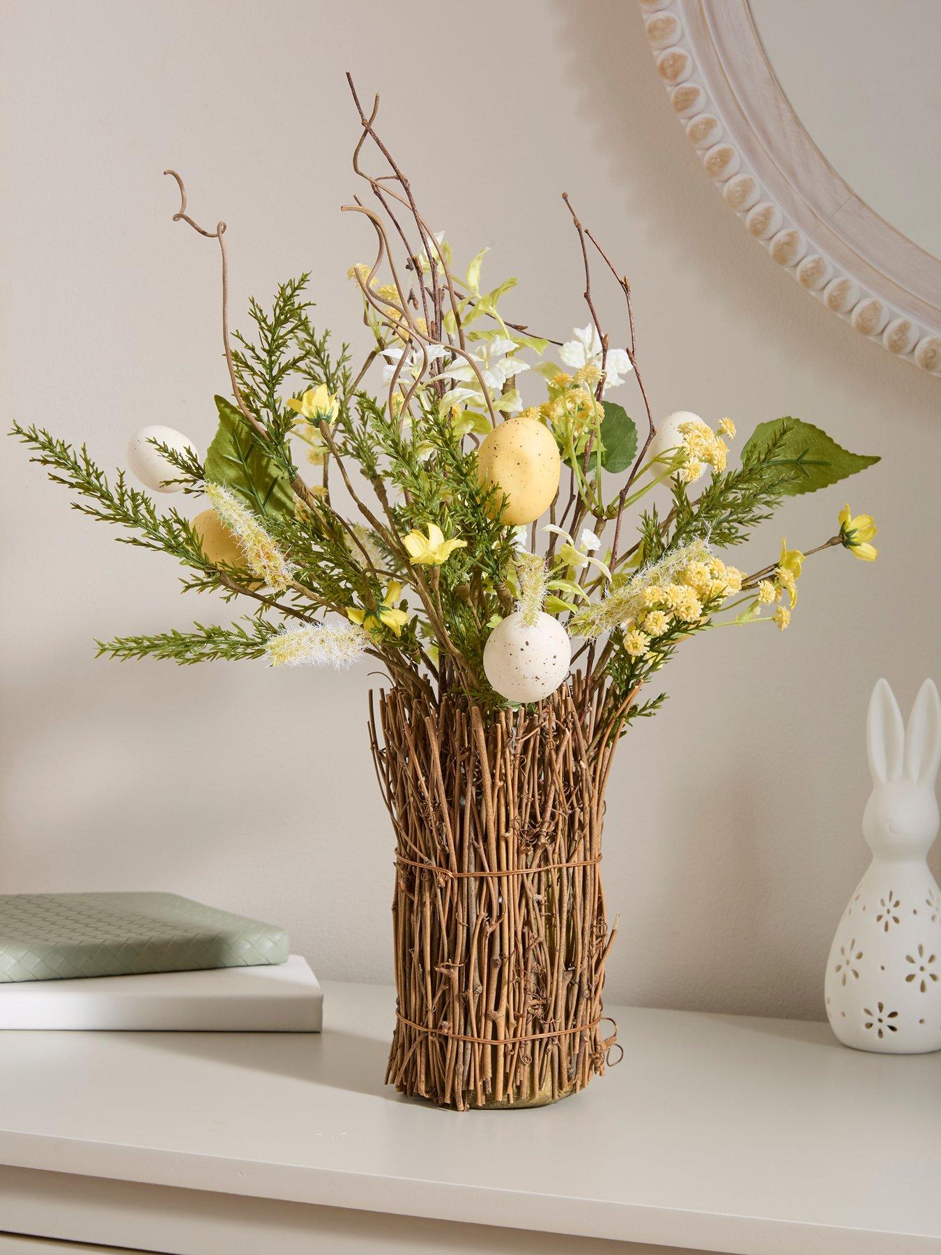 The Very Collection 45cm Easter Foliage Table Centre