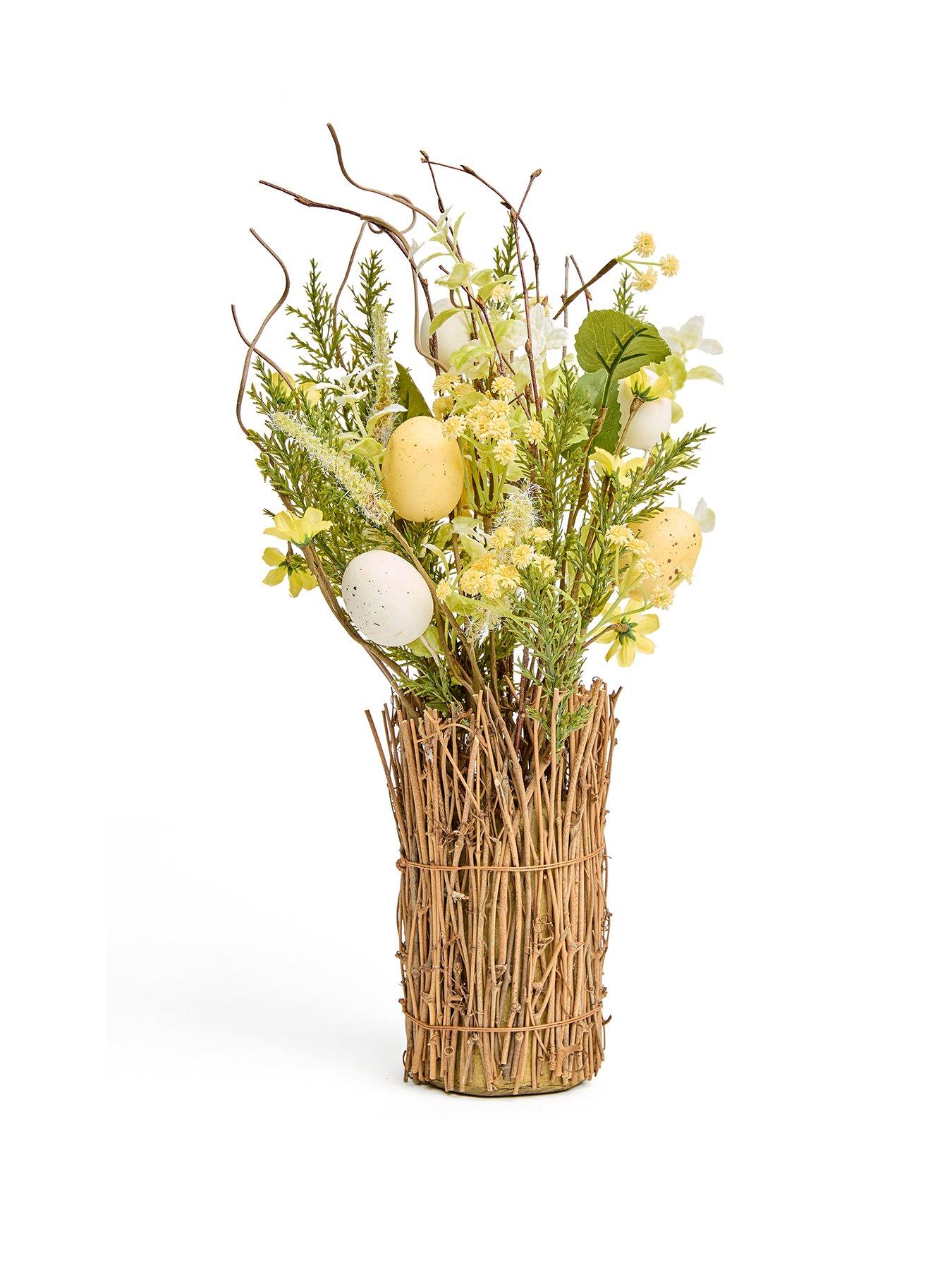 stillFront image of the-very-collection-45cm-easter-foliage-table-centre