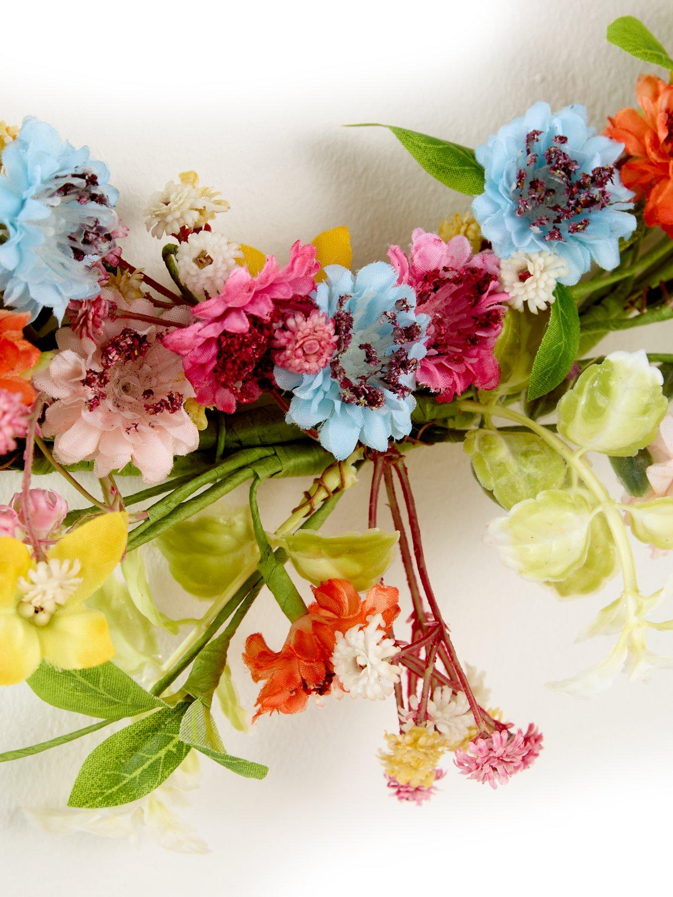 Image 5 of 6 of The Very Collection Meadow Flowers Wreath&nbsp;- 30cm