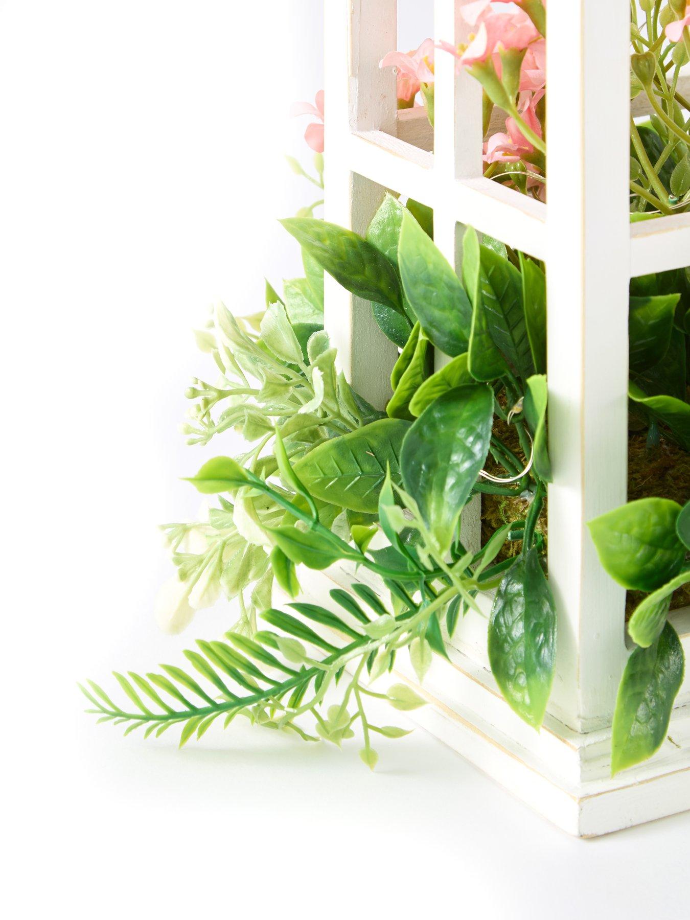 Image 4 of 7 of The Very Collection Lantern Filled With Foliage