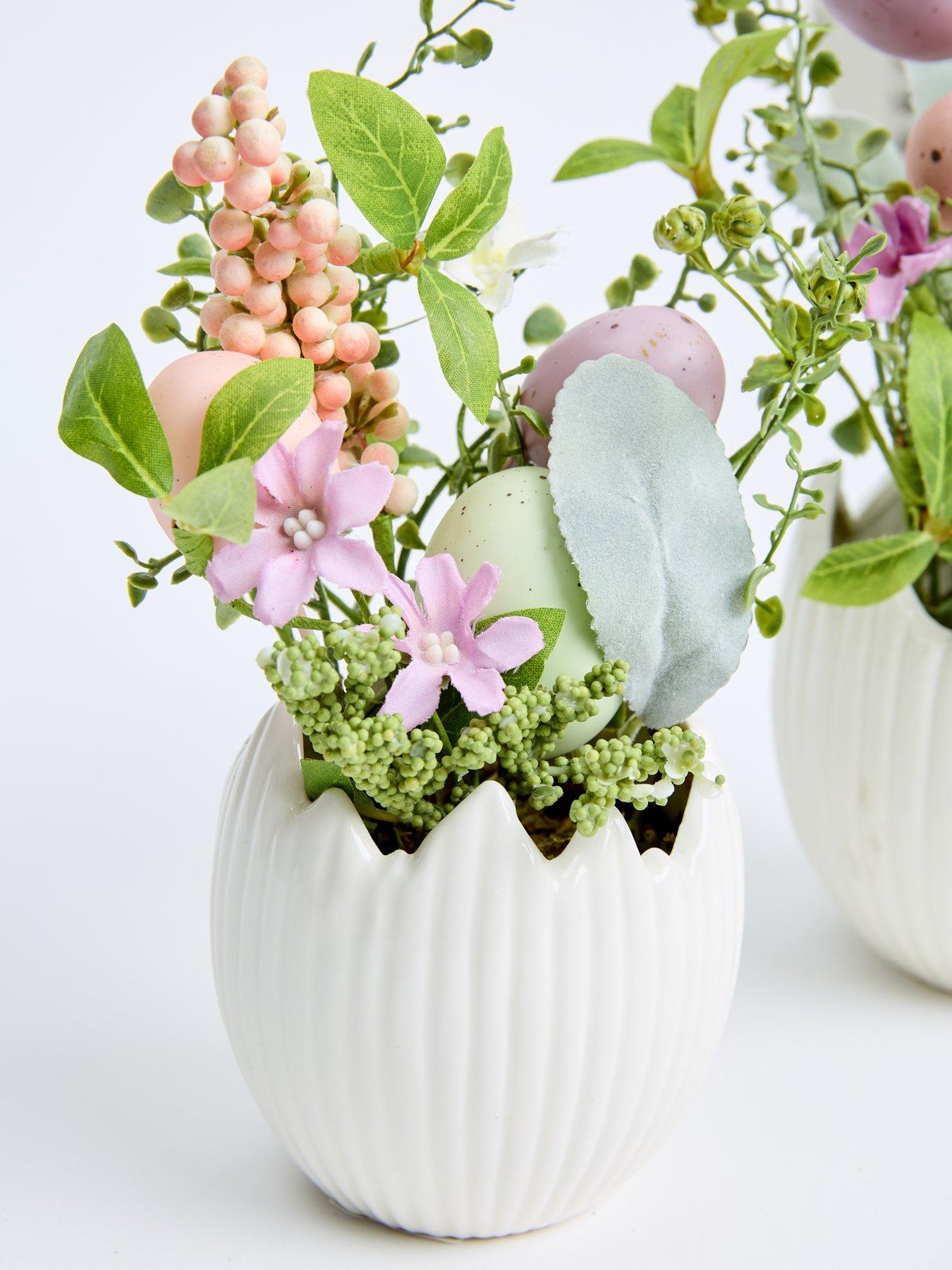 Image 3 of 4 of The Very Collection Set Of 2 Foliage-Filled Eggs