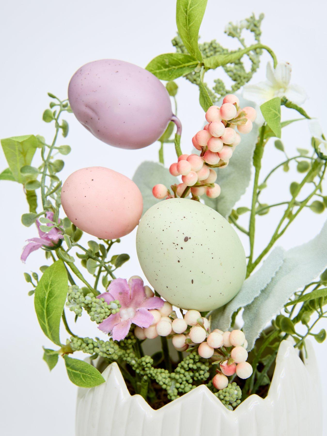 Image 4 of 4 of The Very Collection Set Of 2 Foliage-Filled Eggs