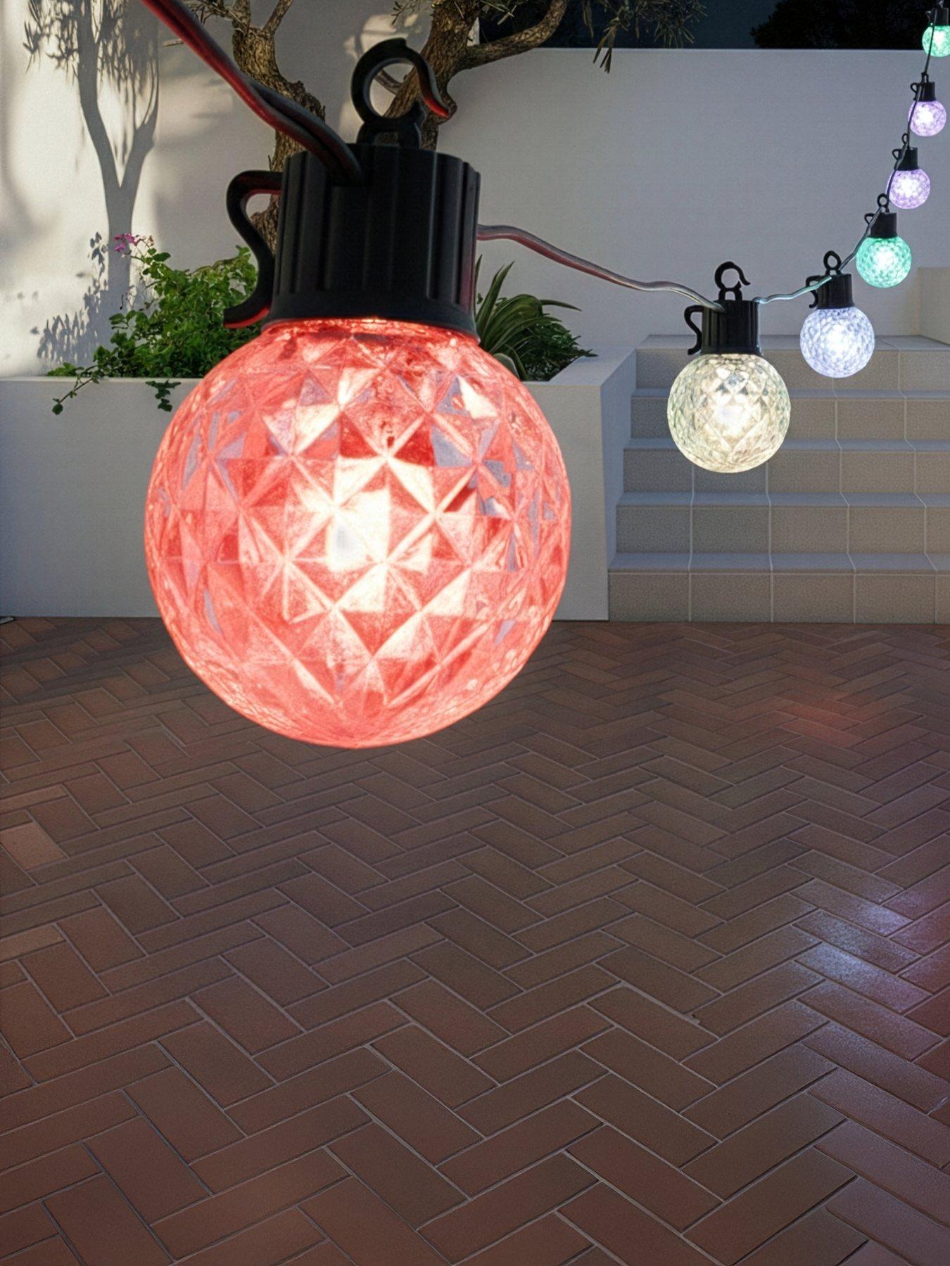 front image of the-very-collection-pineapple-string-lights--multi-coloured