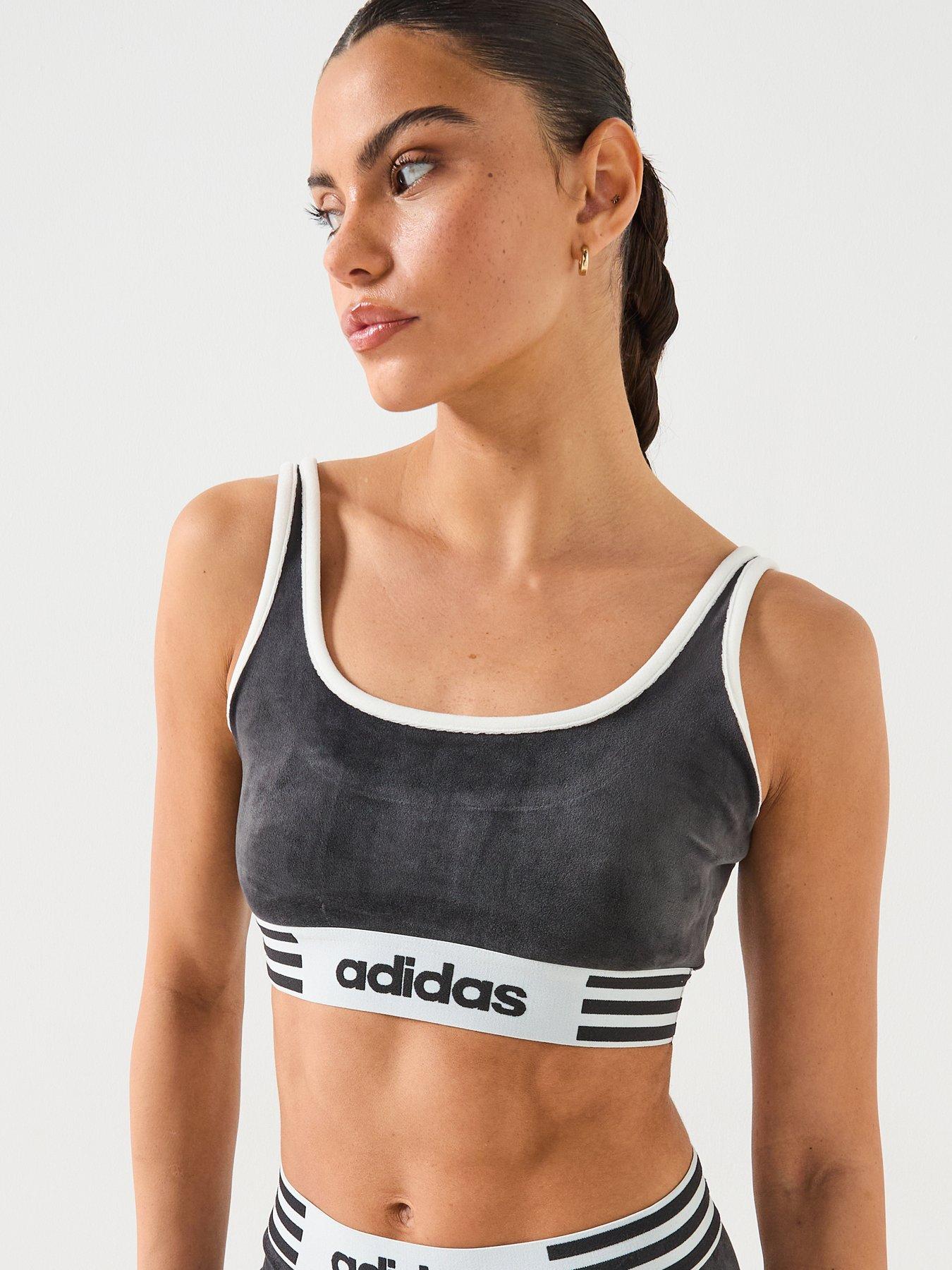  image of adidas-originals-womens-winterized-bra-top-black