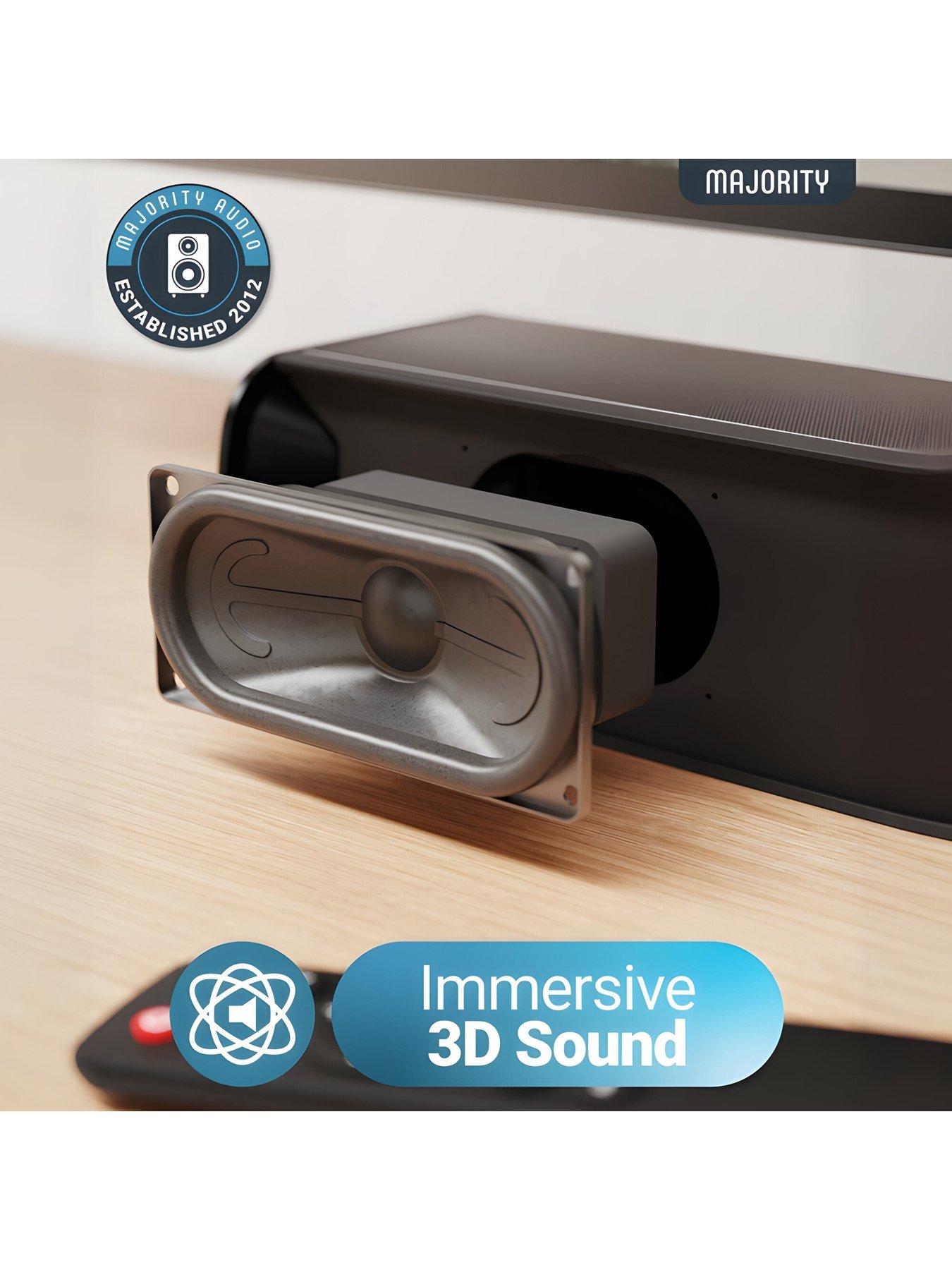 Image 2 of 7 of Majority Naga 40 - 80W &nbsp;Sound Bar - Black
