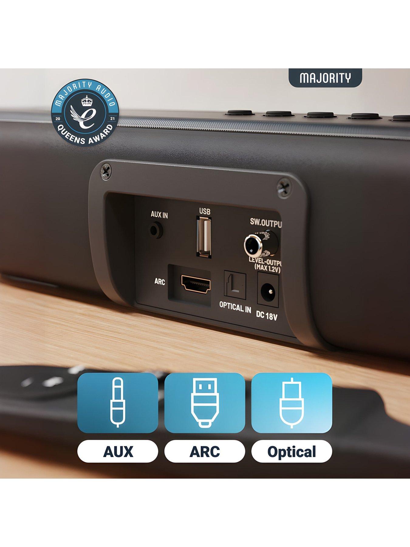 Image 4 of 7 of Majority Naga 40 - 80W &nbsp;Sound Bar - Black