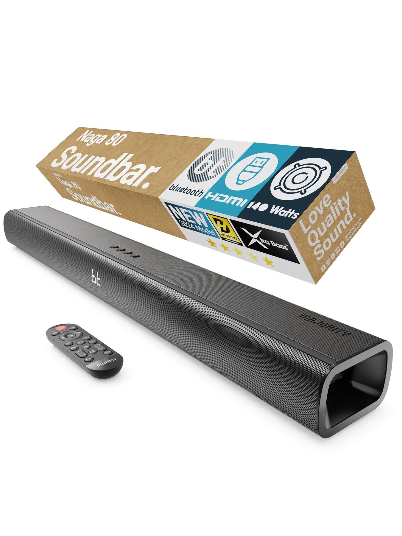 Image 6 of 7 of Majority Naga 80 - 140W Sound Bar - Black